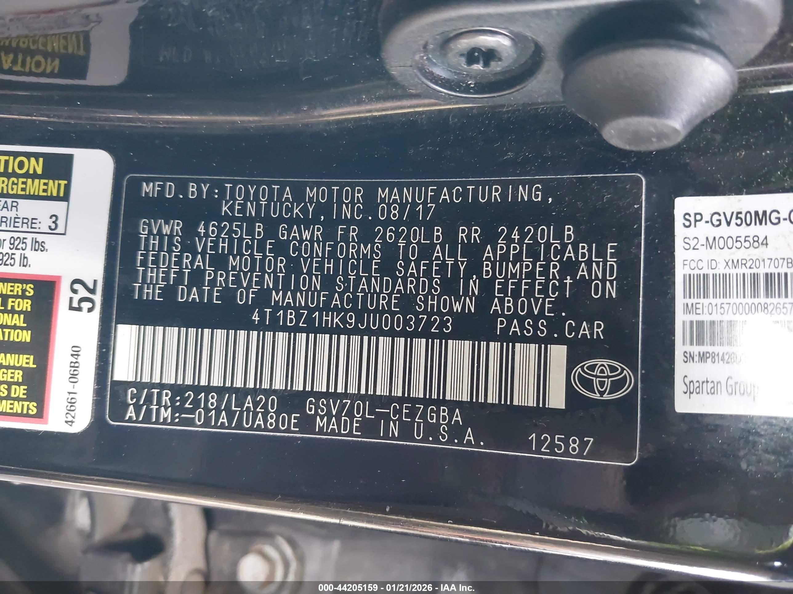 TOYOTA CAMRY image 9