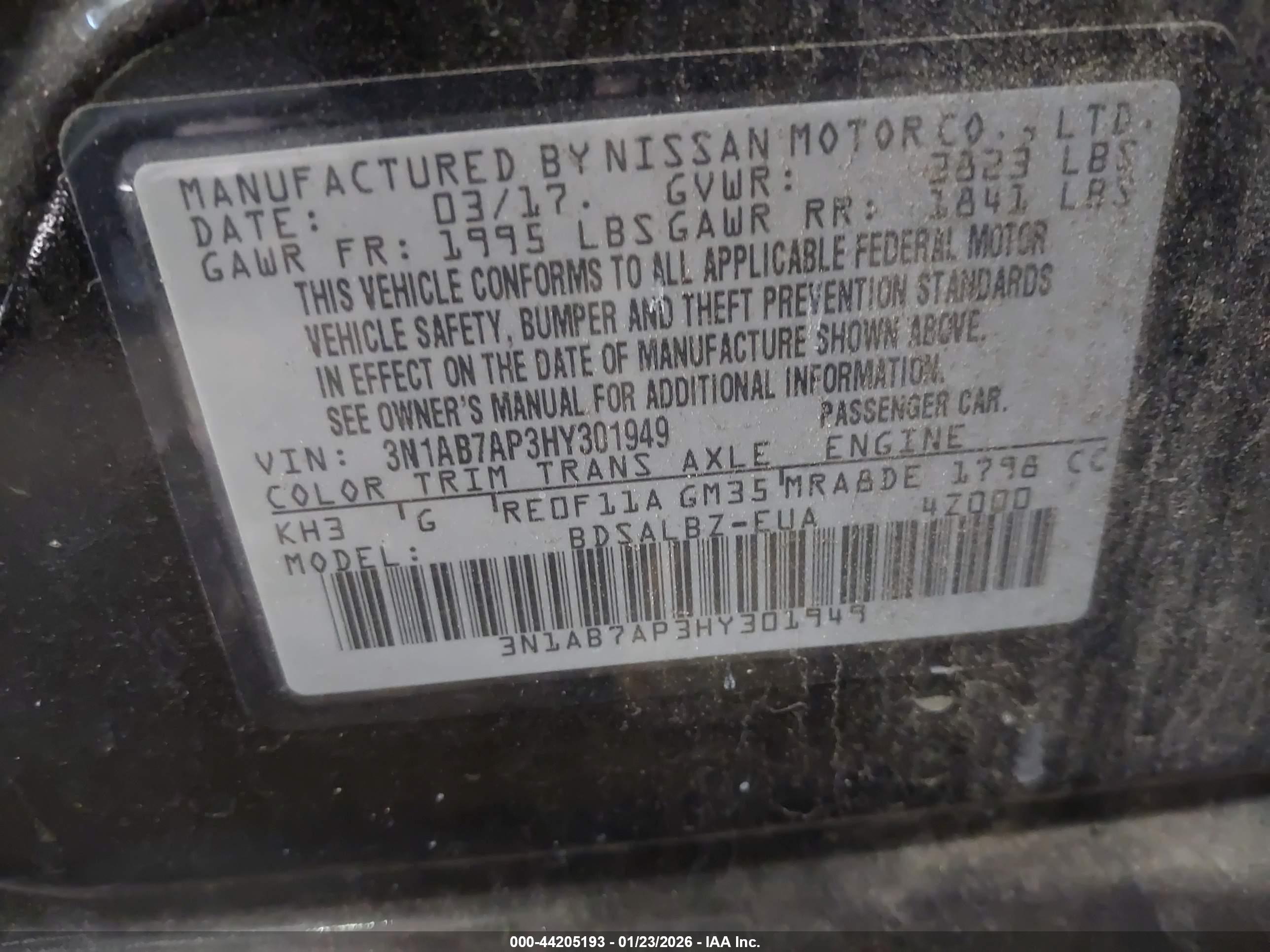 NISSAN SENTRA image 9