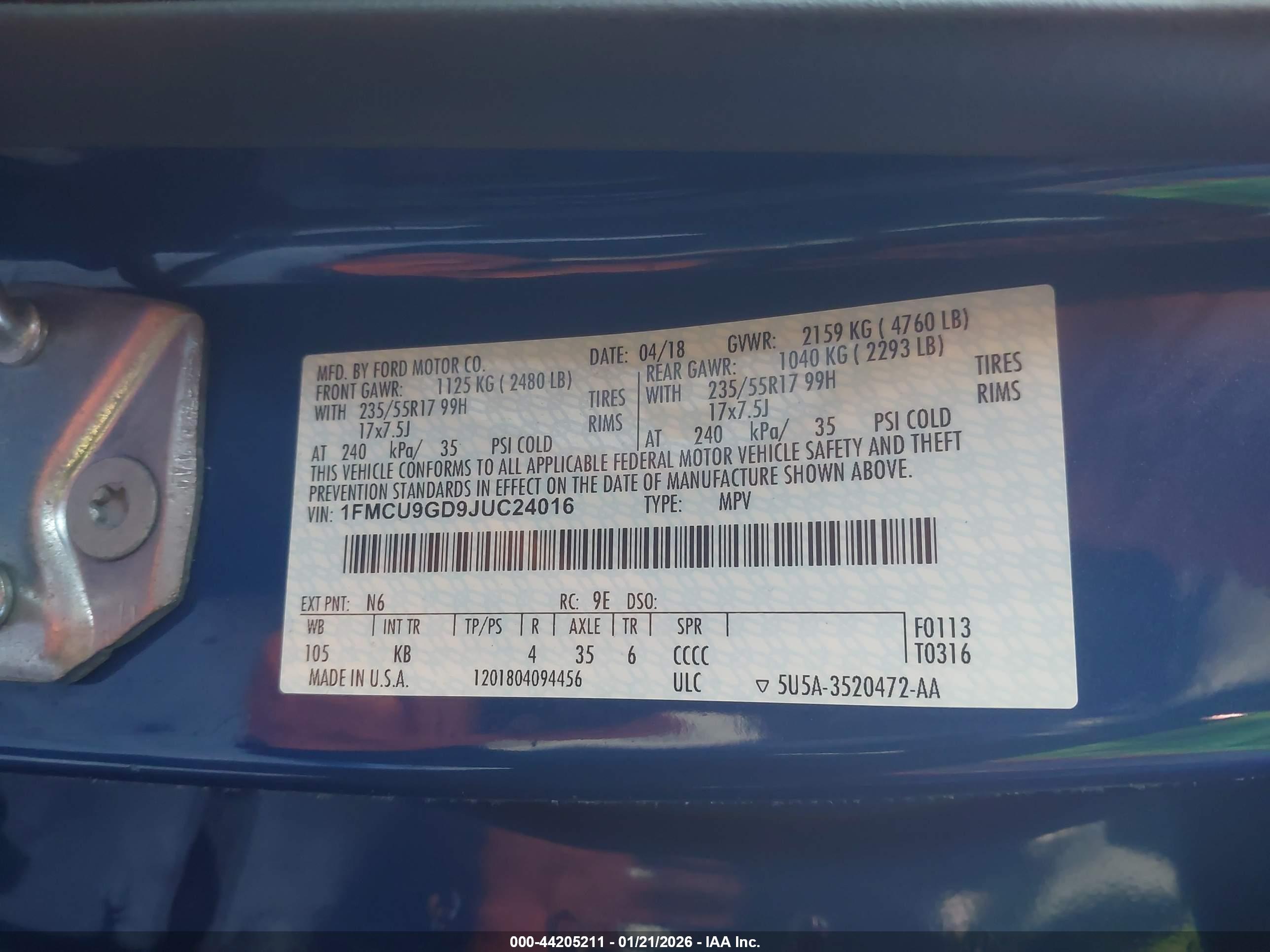FORD ESCAPE image 9