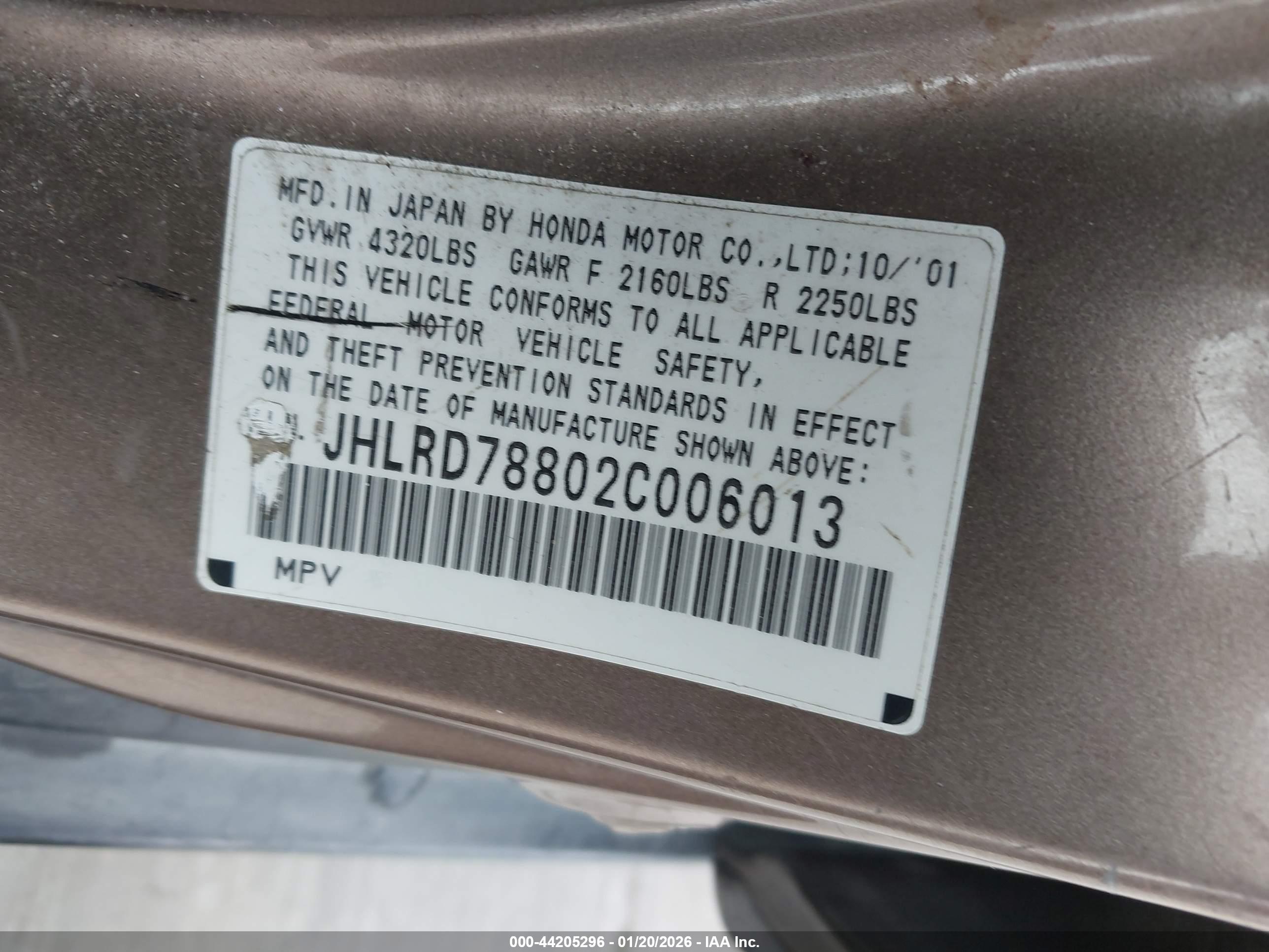 HONDA CR-V image 9
