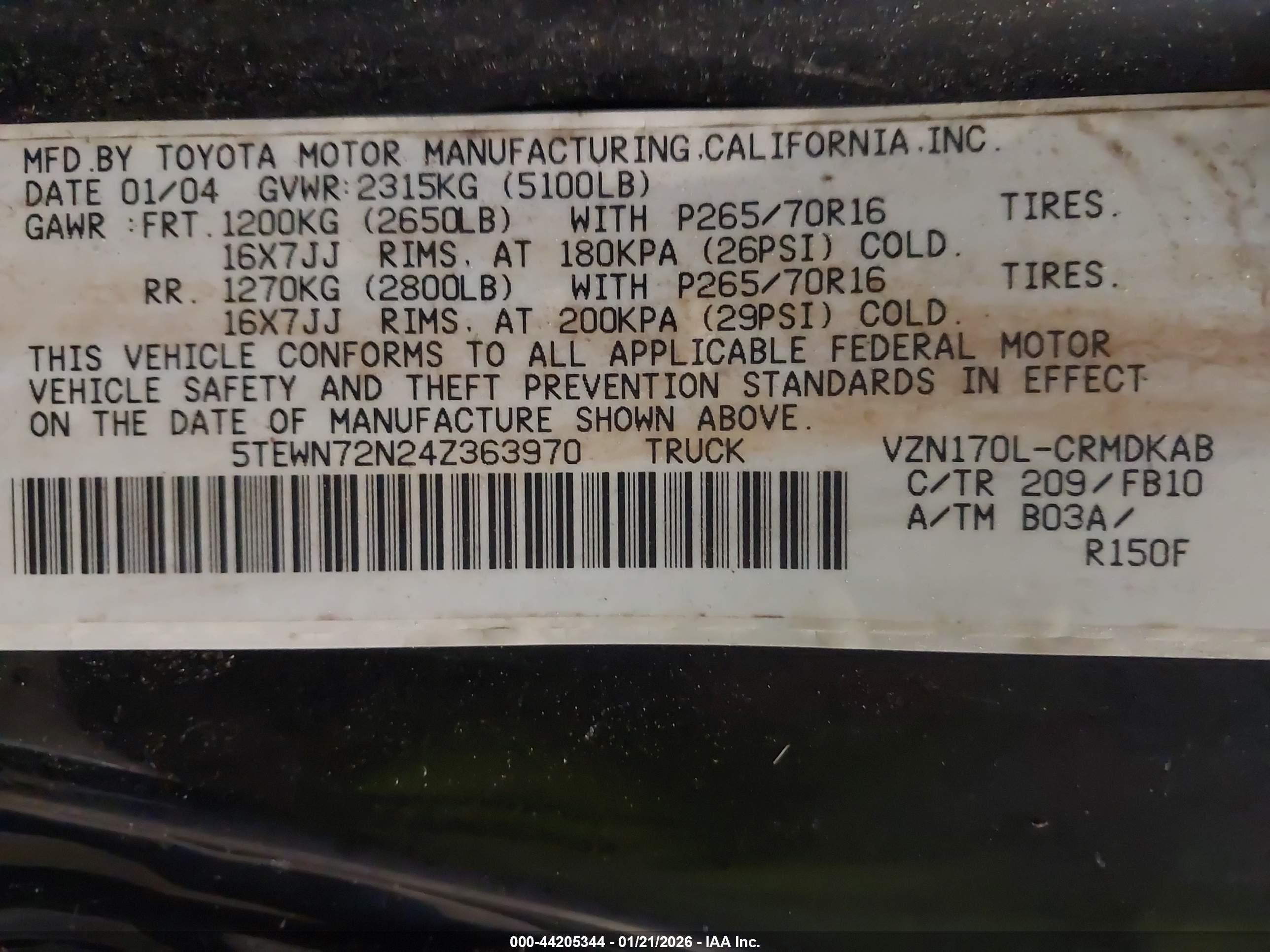 TOYOTA TACOMA image 9