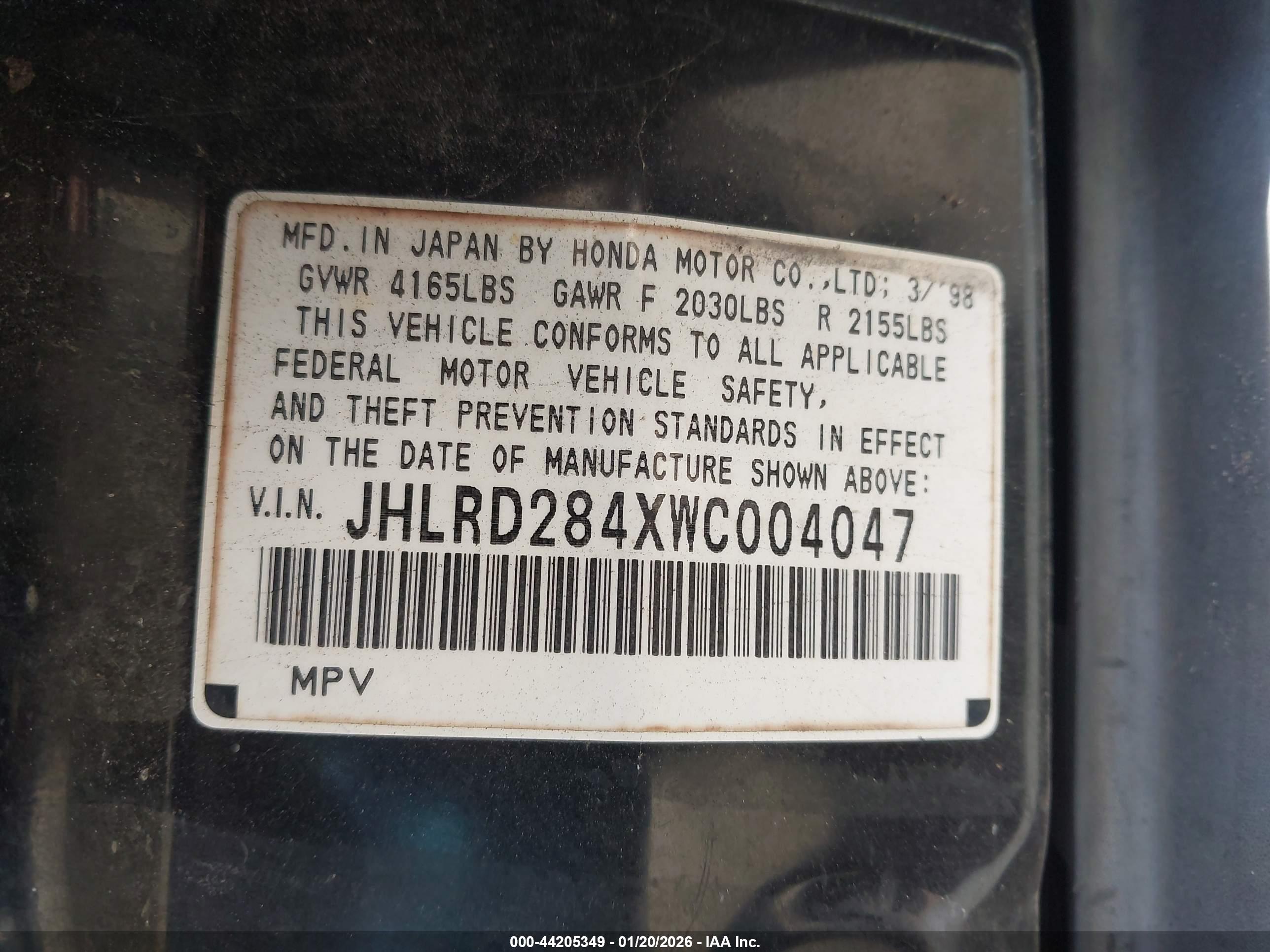 HONDA CR-V image 9