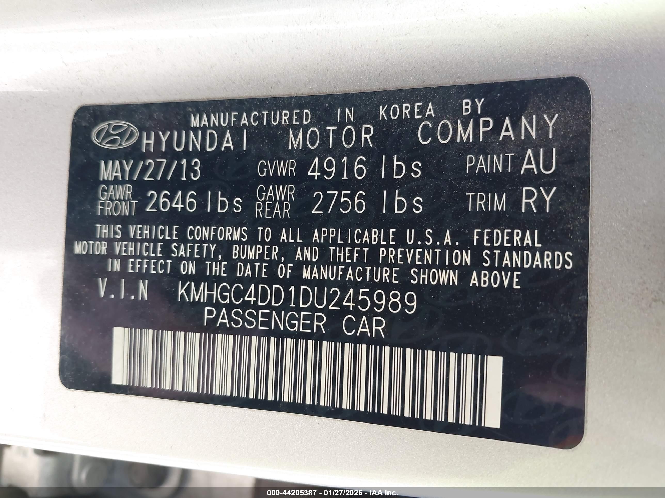 HYUNDAI GENESIS image 9