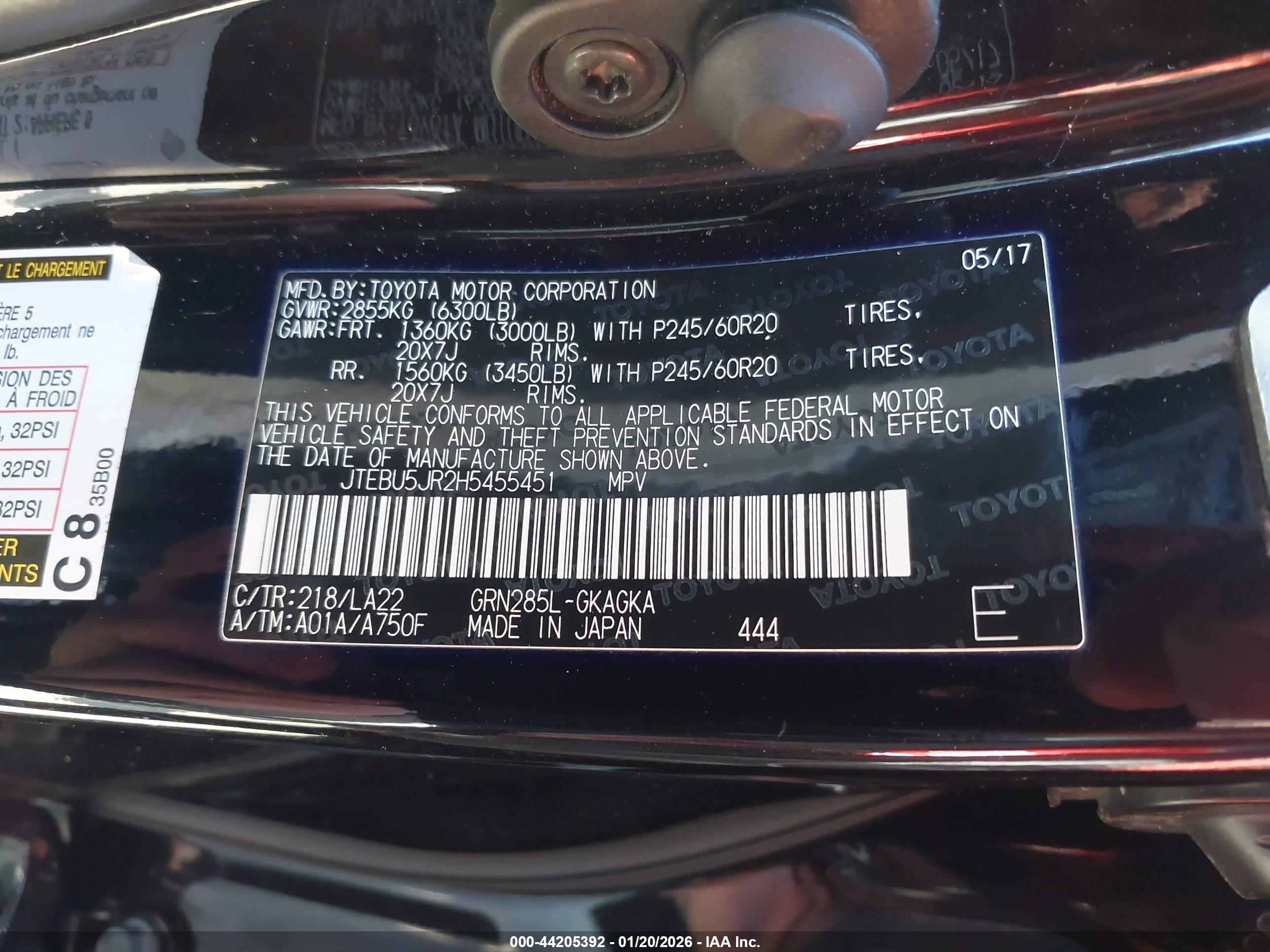 TOYOTA 4RUNNER image 9