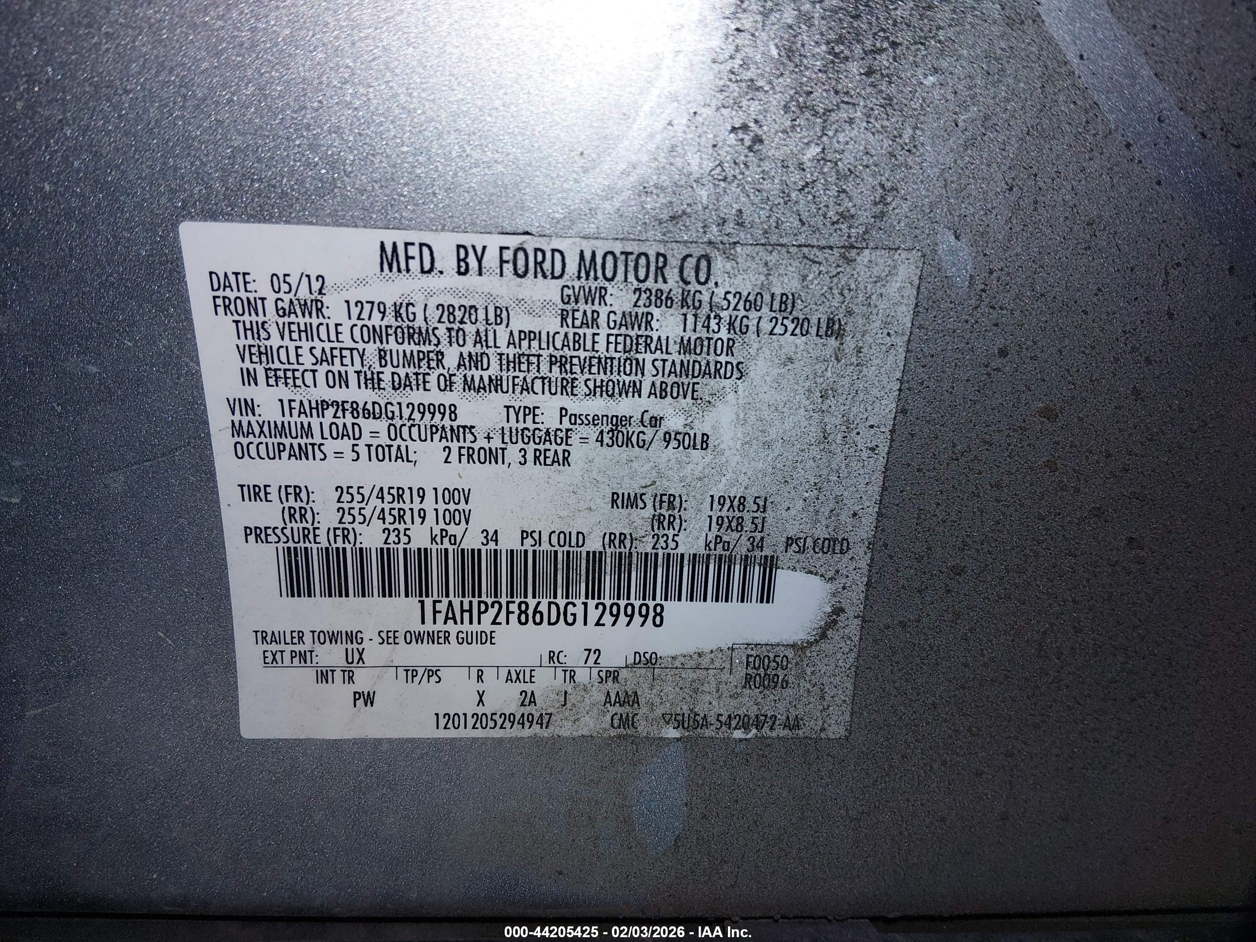 FORD TAURUS image 9