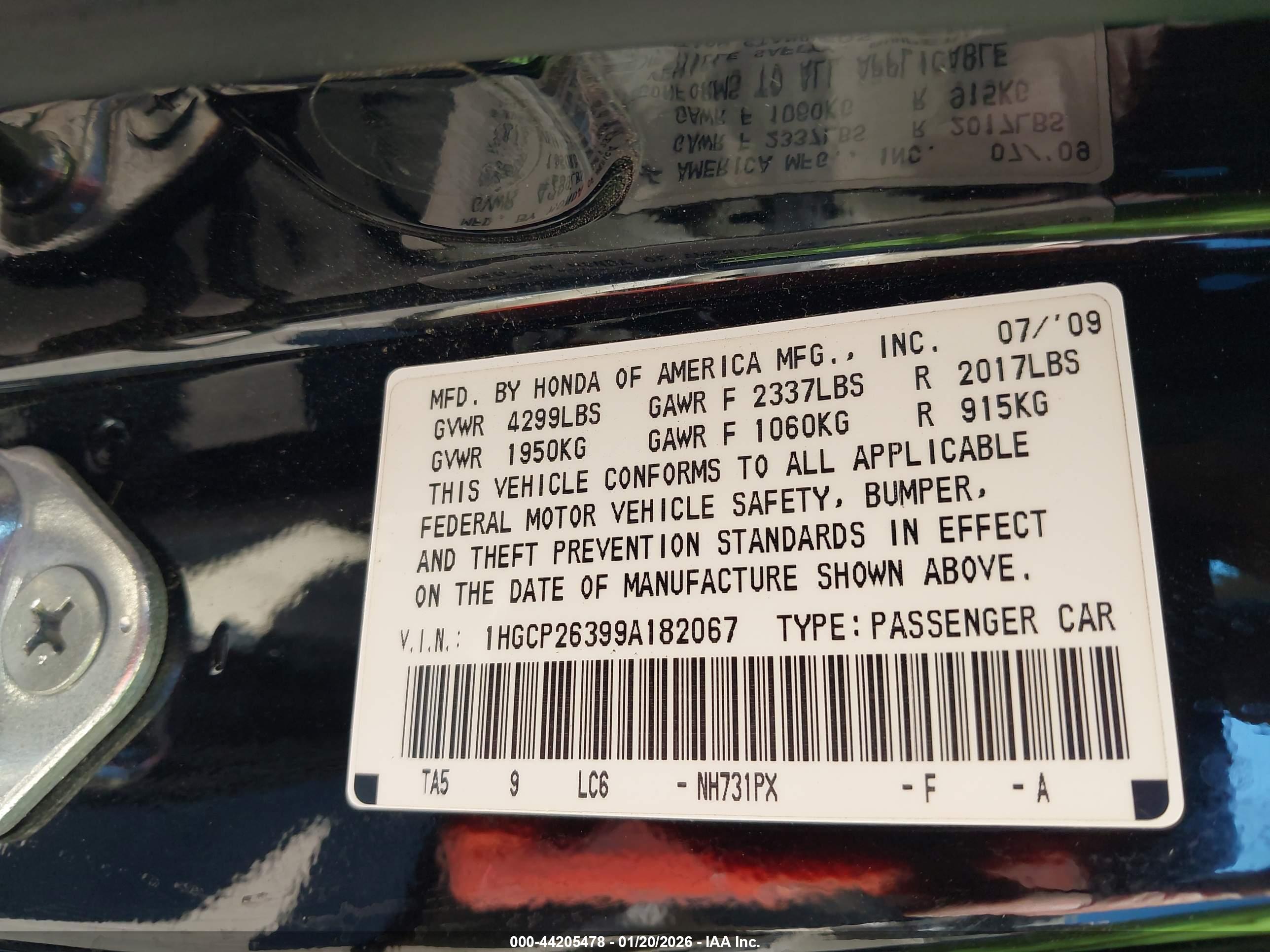 HONDA ACCORD image 9