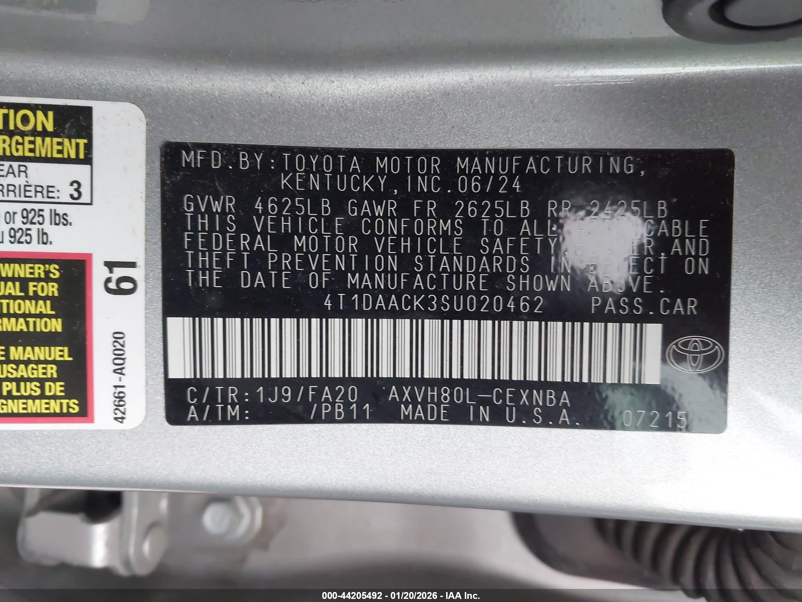TOYOTA CAMRY image 9
