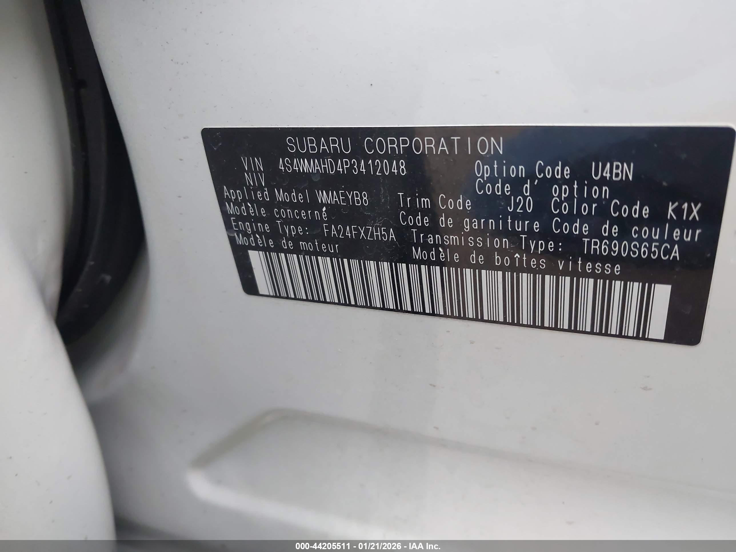 SUBARU ASCENT image 9