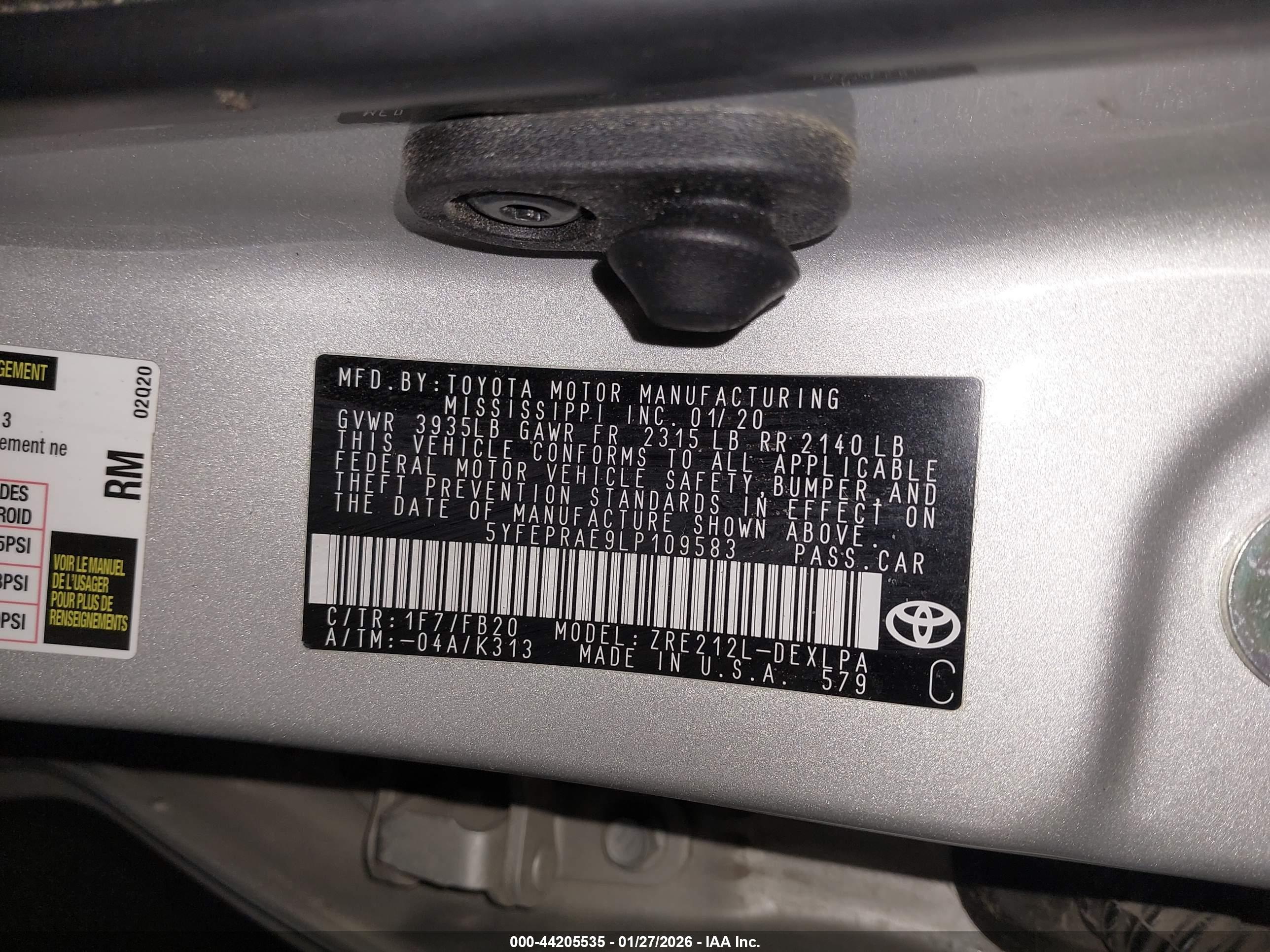 TOYOTA COROLLA image 9