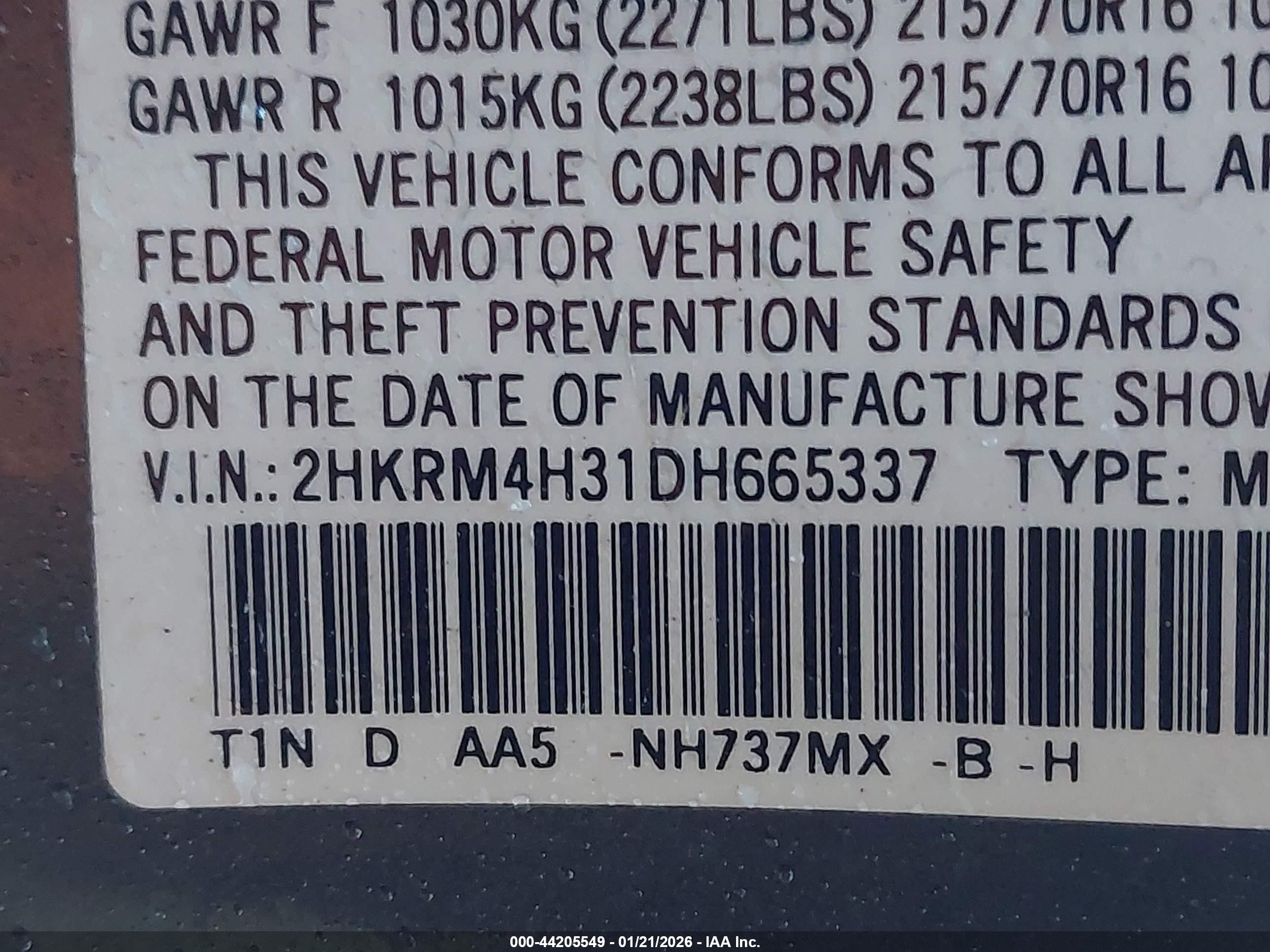 HONDA CR-V image 9