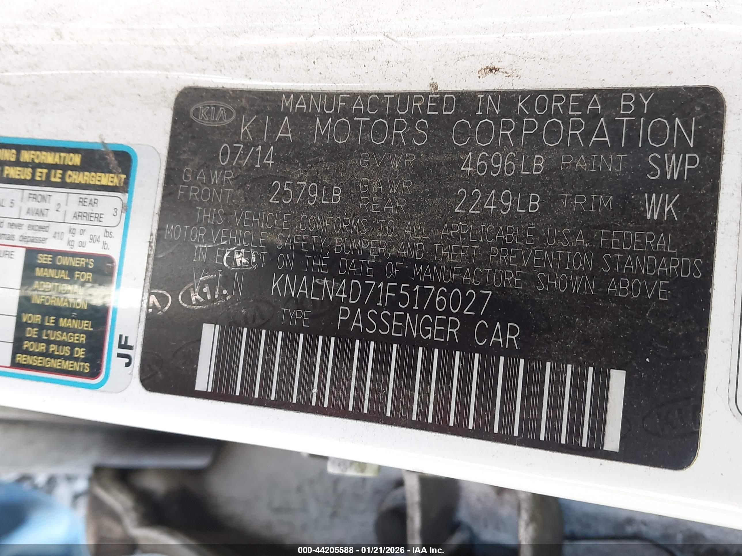 KIA CADENZA image 9