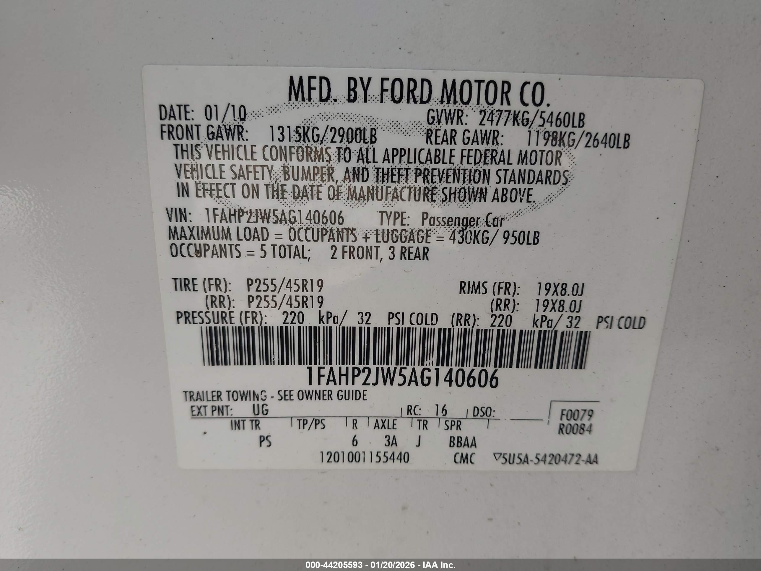 FORD TAURUS image 9