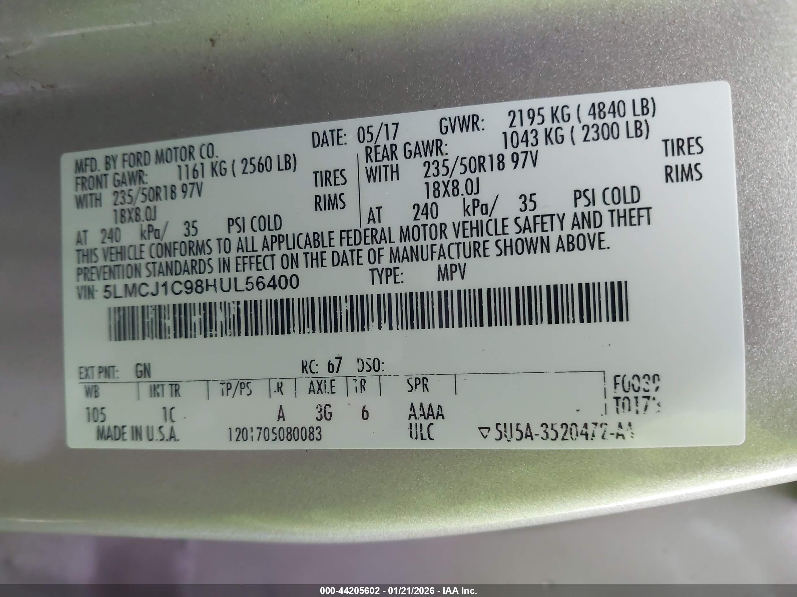 LINCOLN MKC image 9