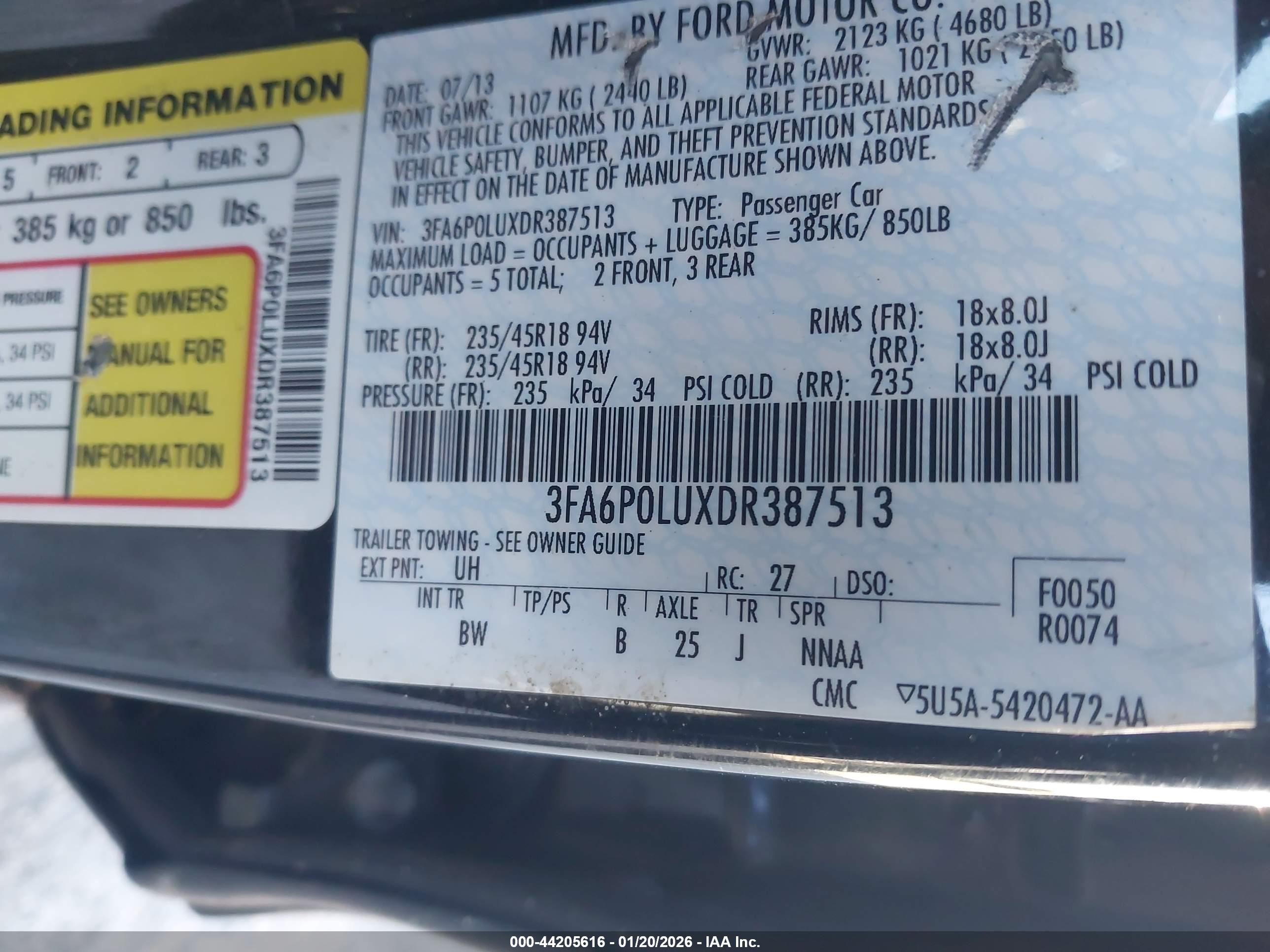 FORD FUSION image 9