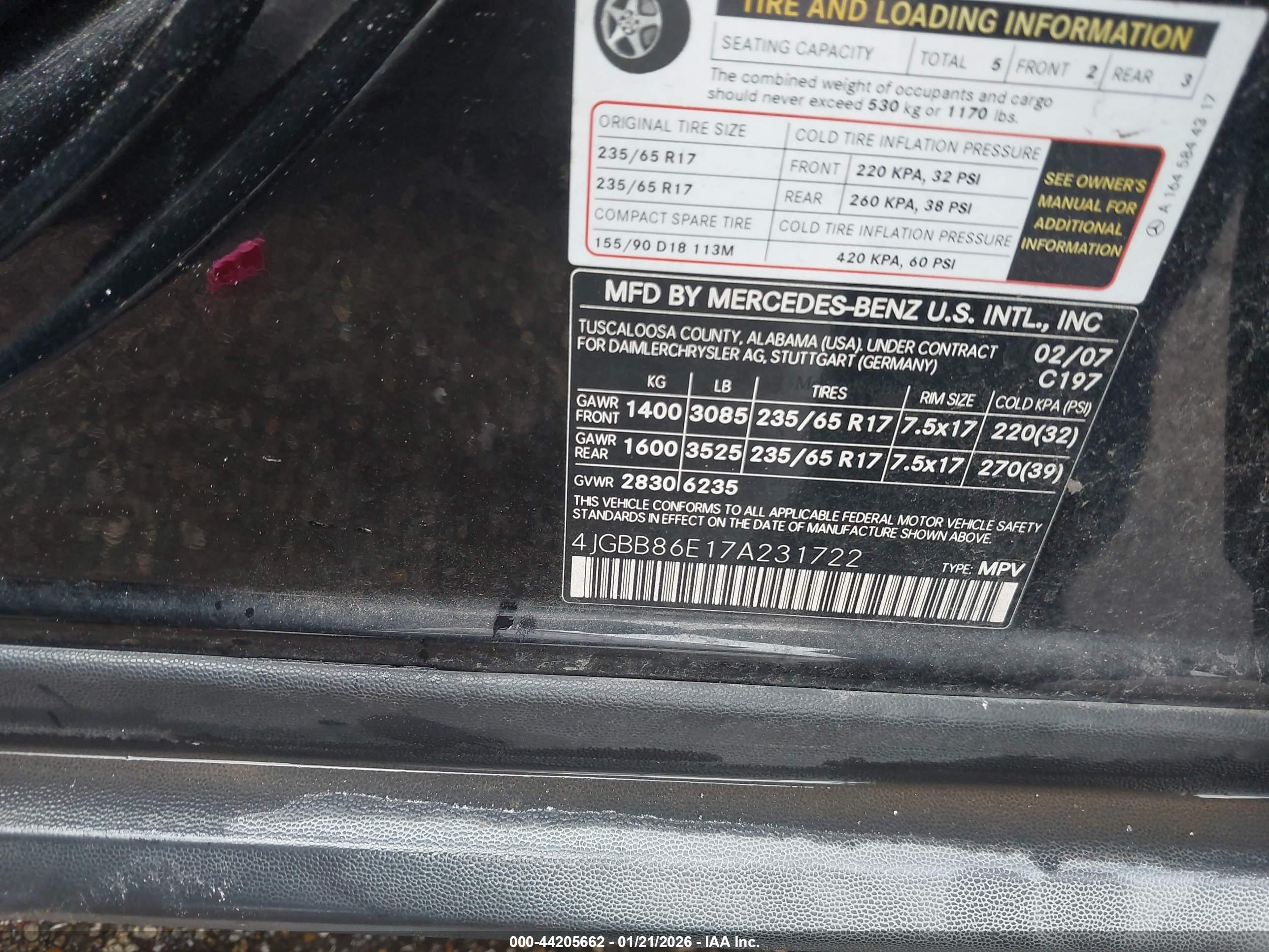 MERCEDES-BENZ ML image 9