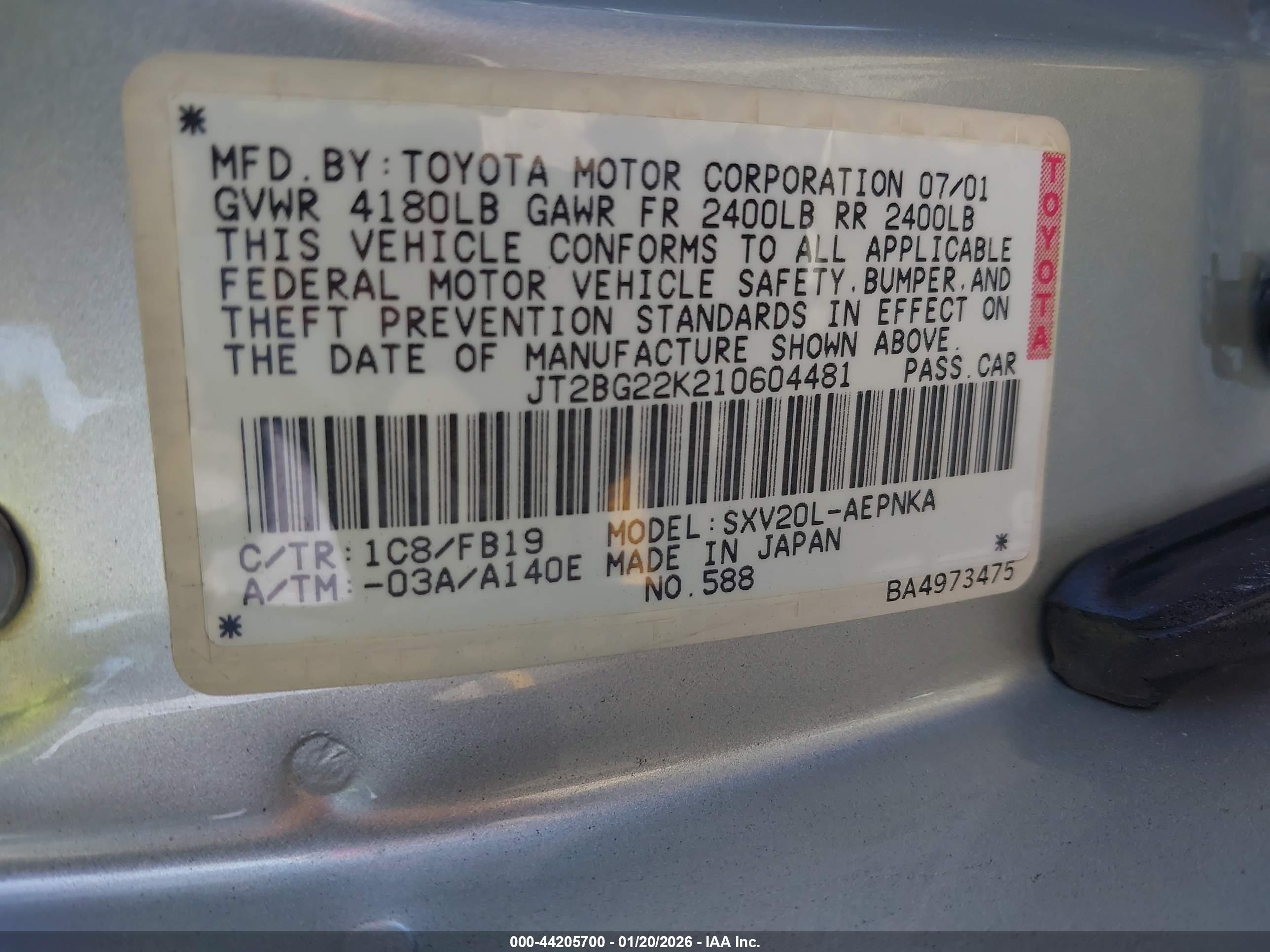 TOYOTA CAMRY image 9