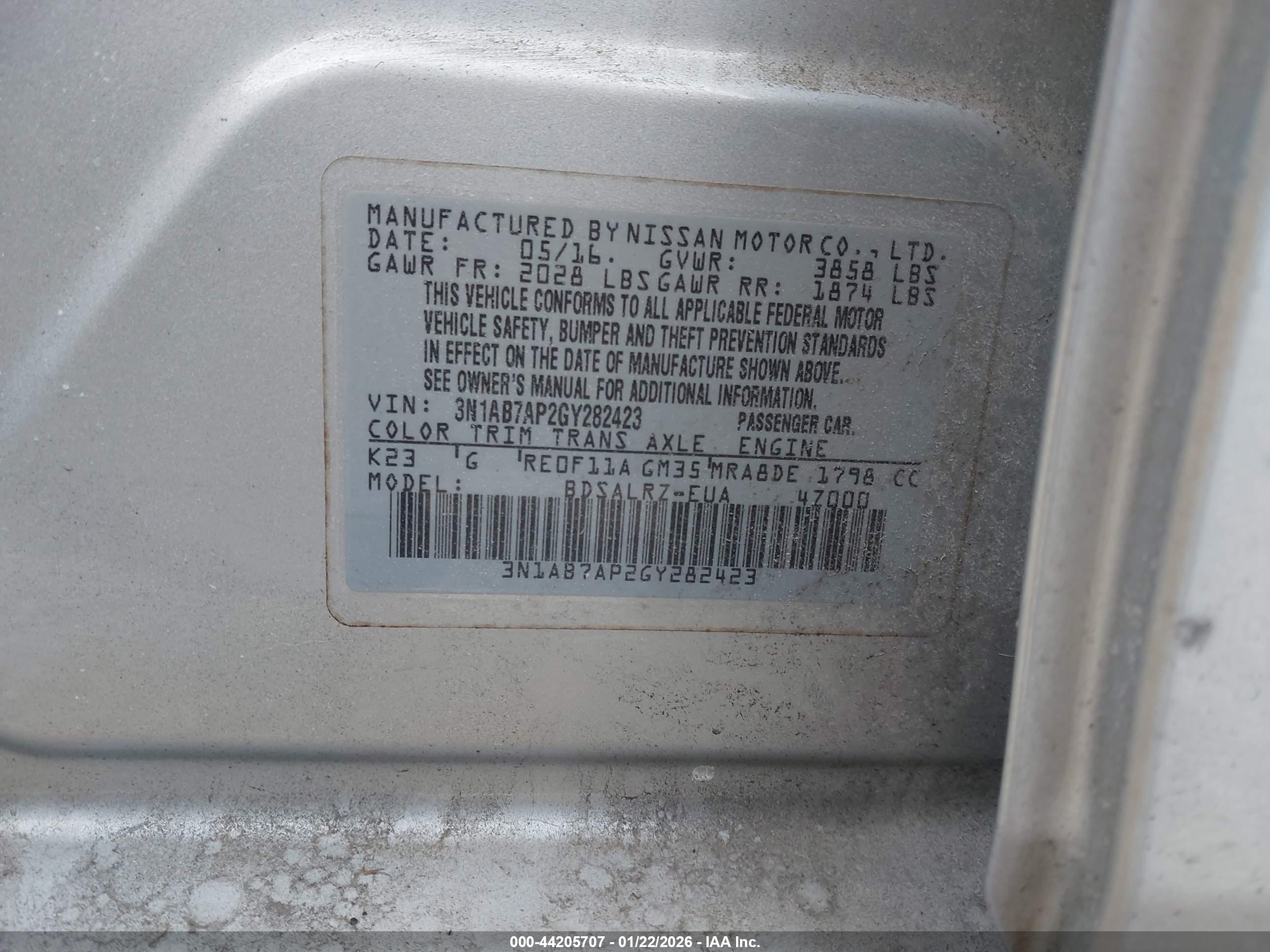 NISSAN SENTRA image 9