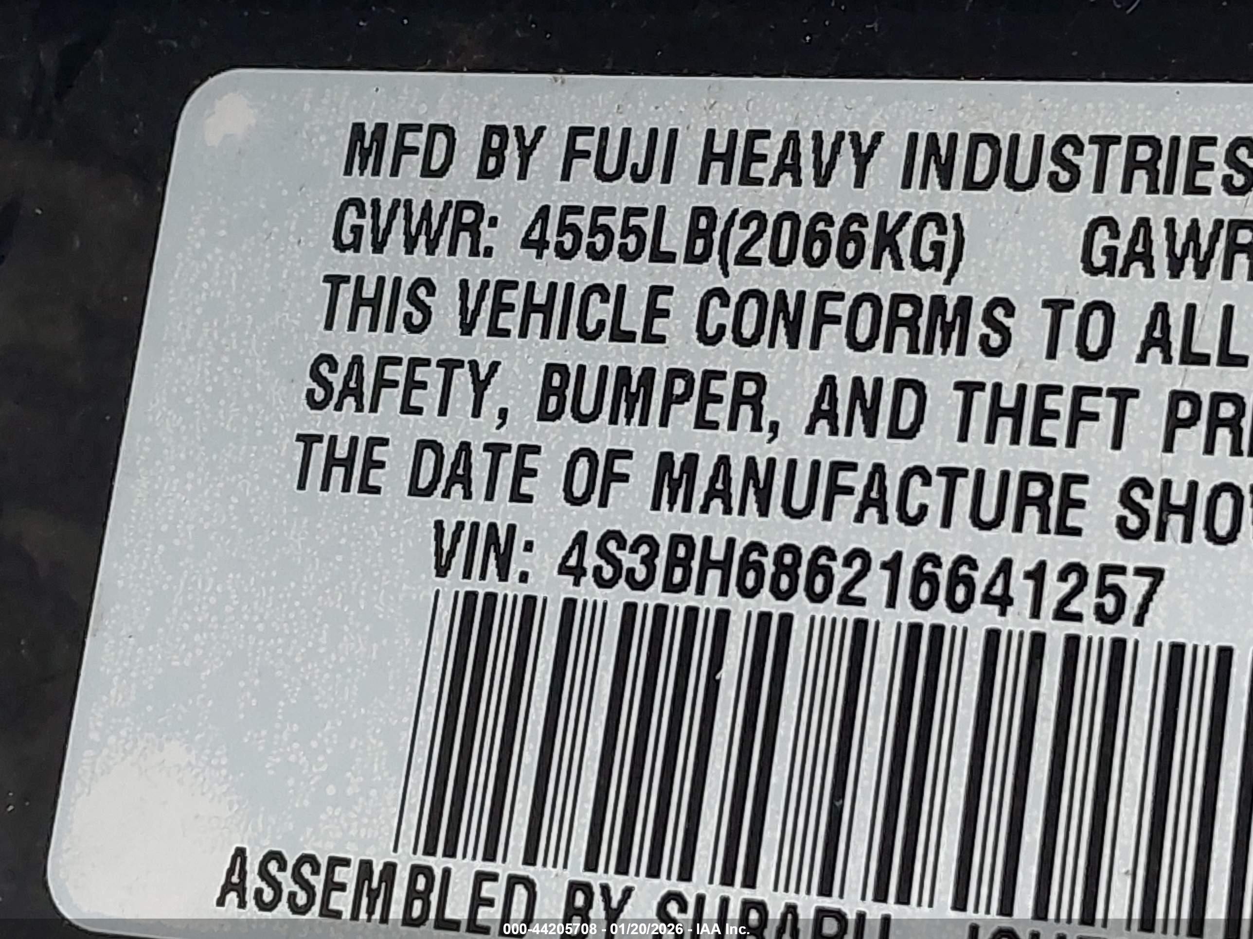 SUBARU OUTBACK image 9