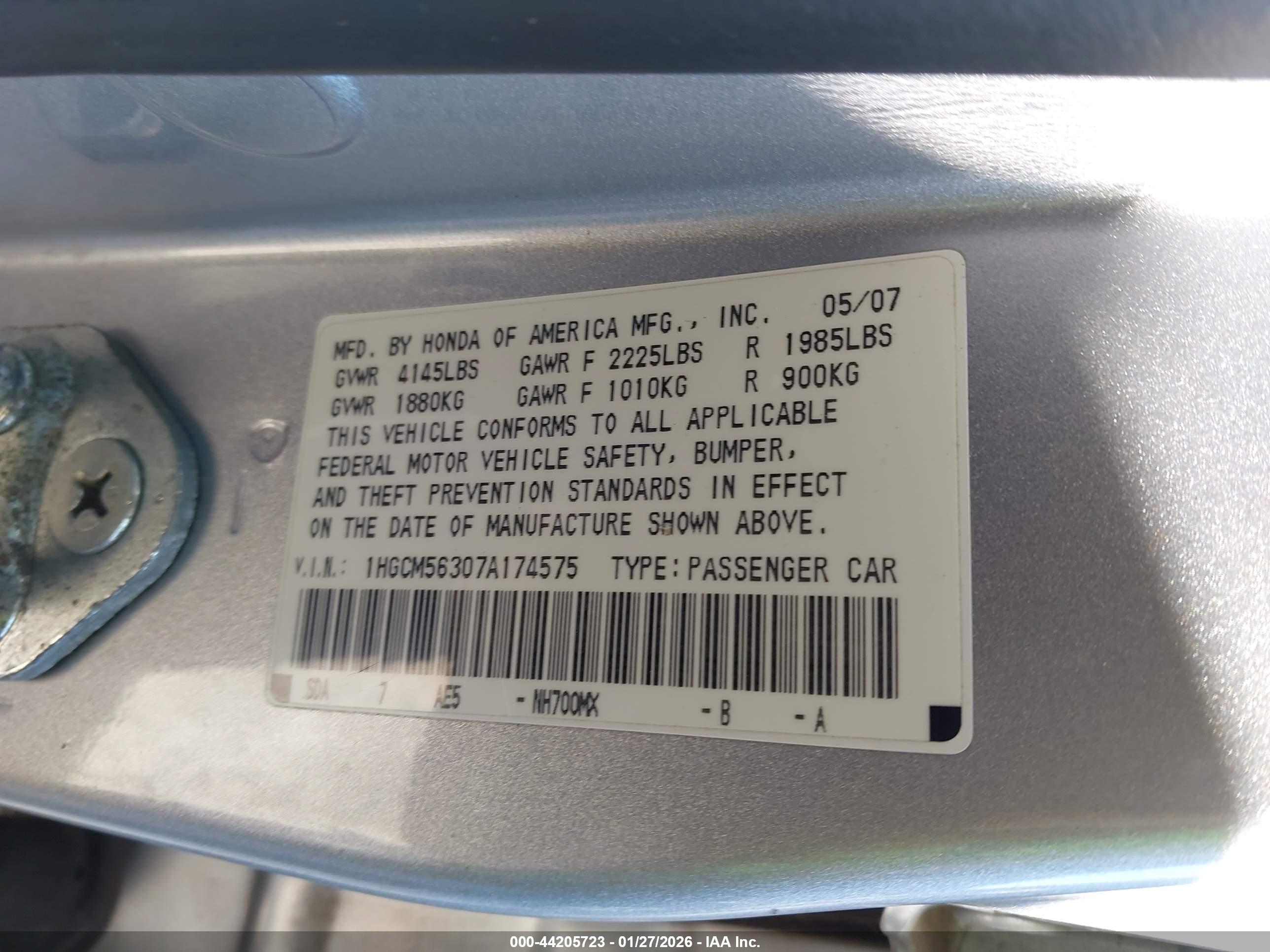 HONDA ACCORD image 9