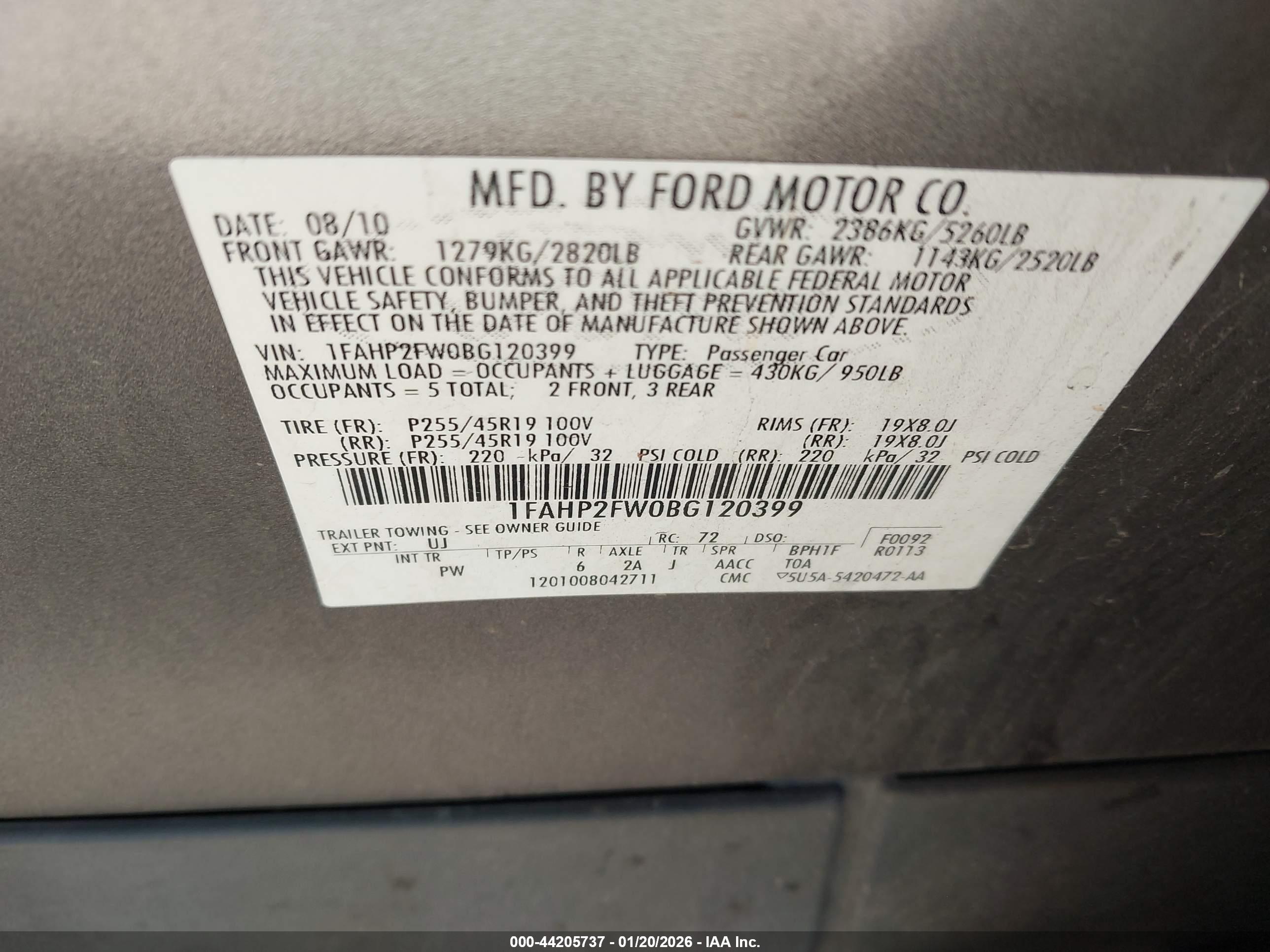 FORD TAURUS image 9