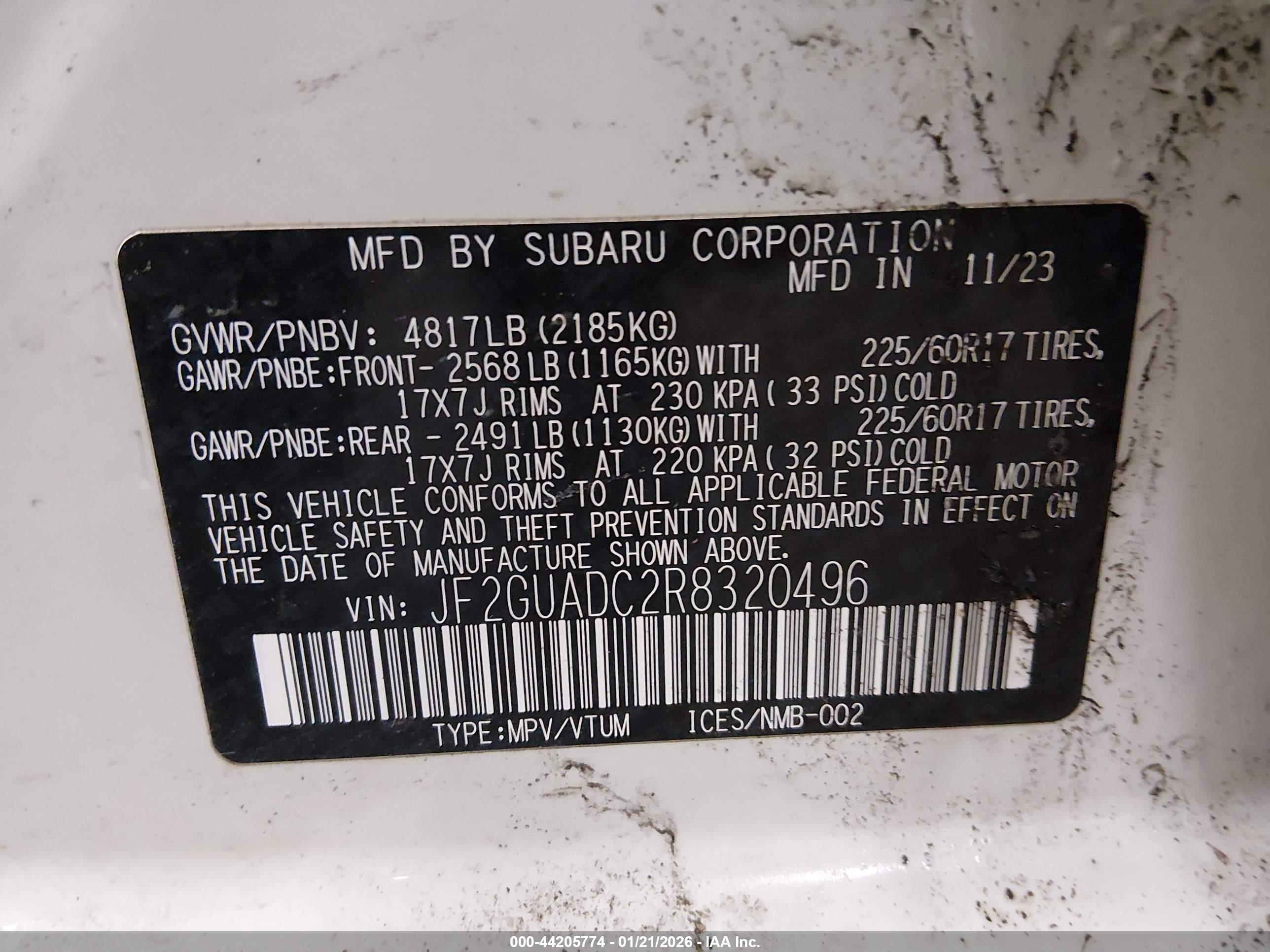 SUBARU CROSSTREK image 9