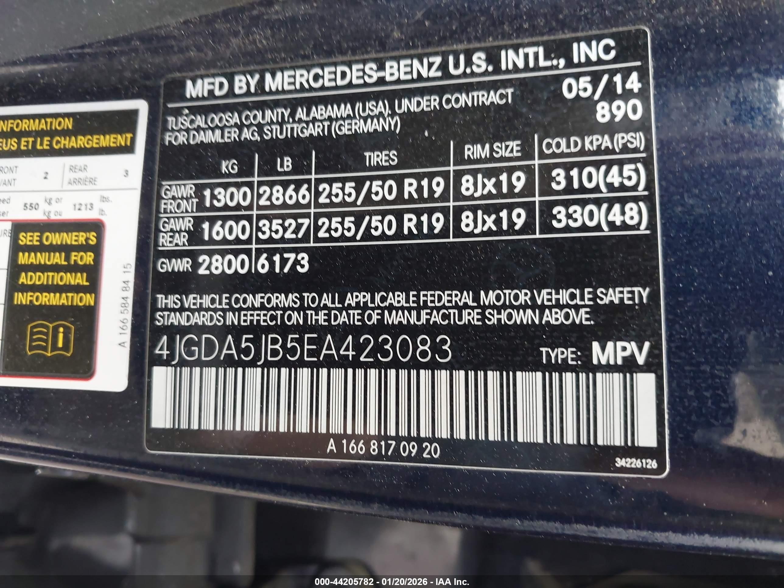 MERCEDES-BENZ ML image 9