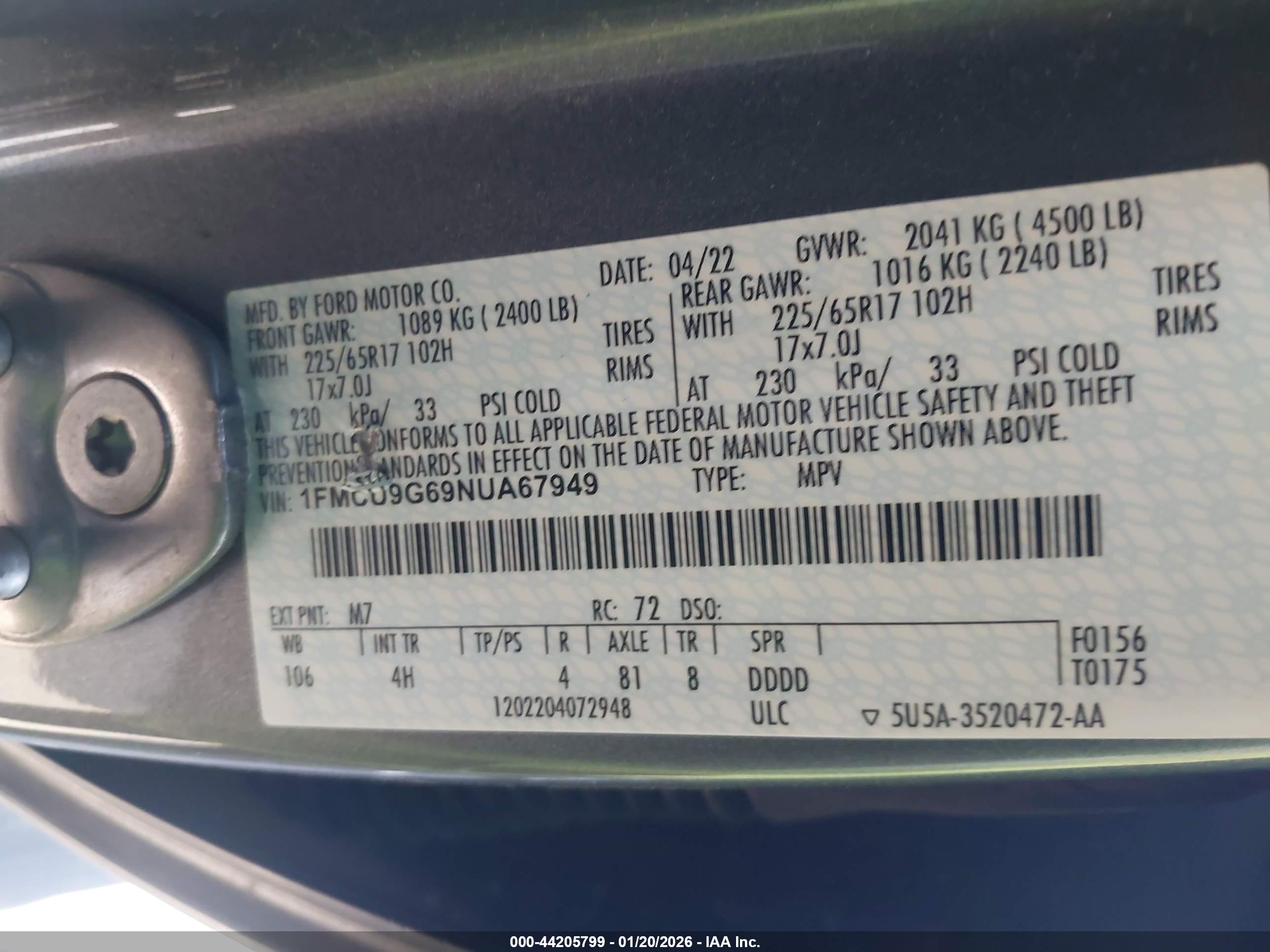 FORD ESCAPE image 9