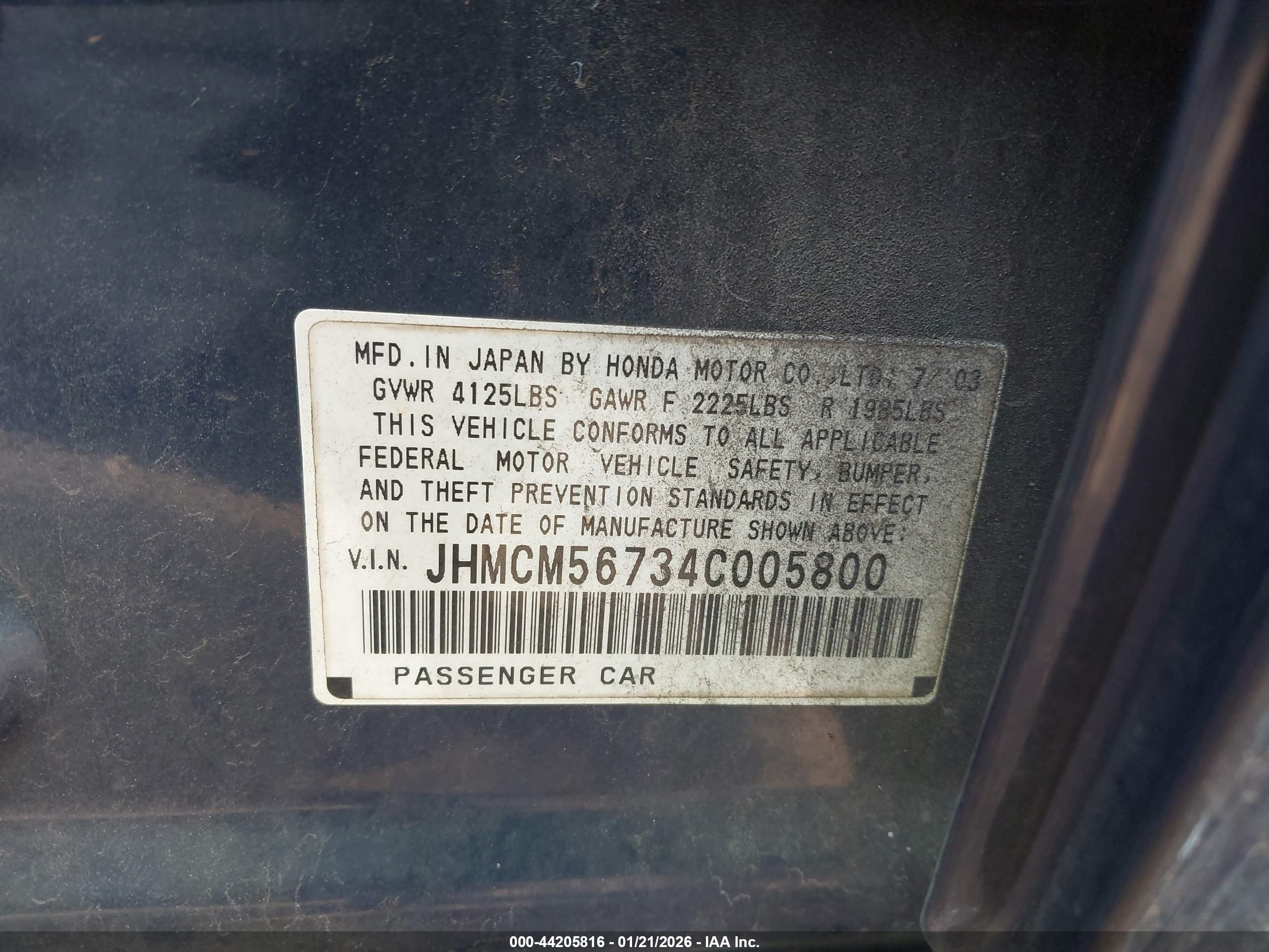 HONDA ACCORD image 9