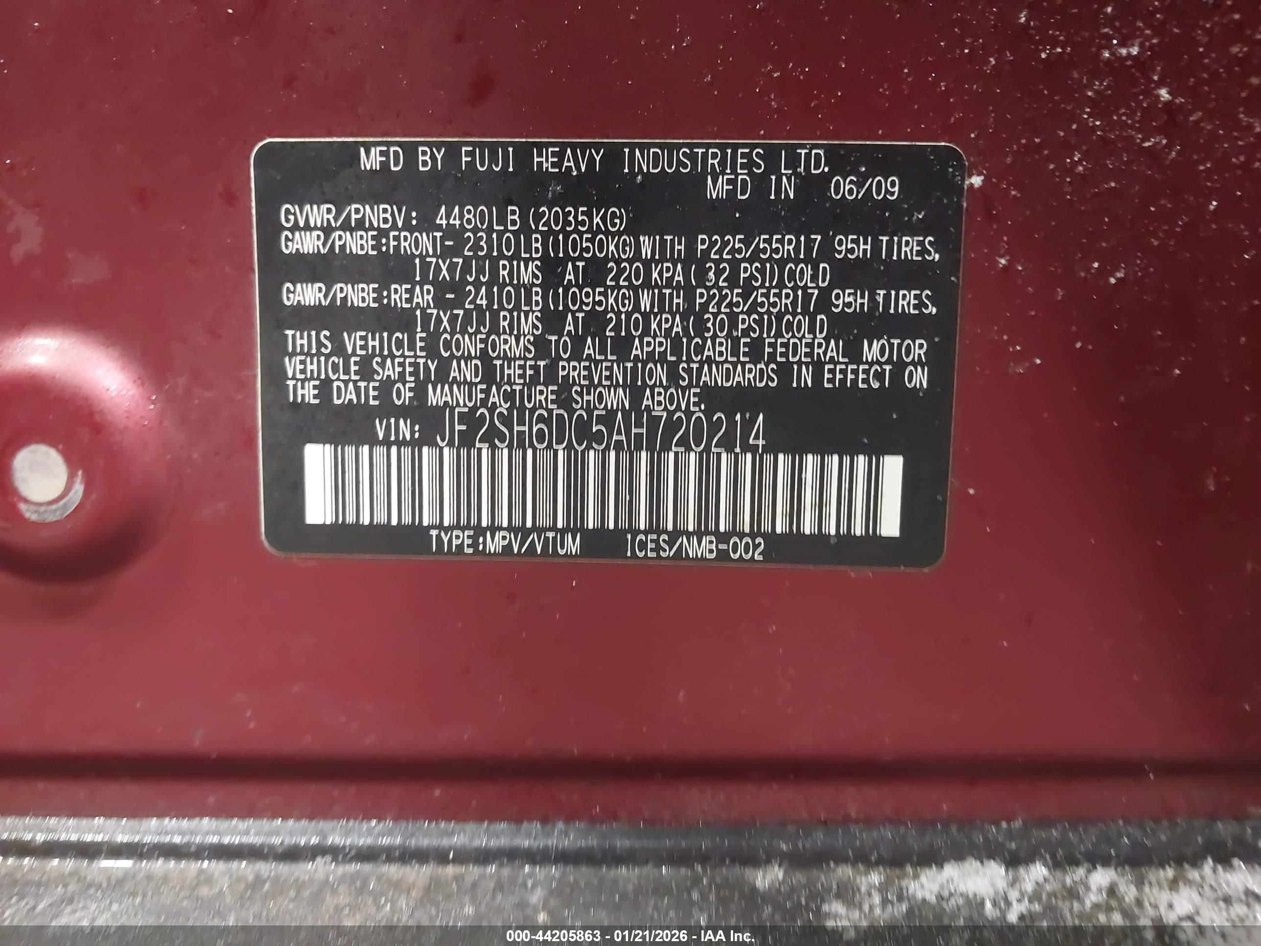 SUBARU FORESTER image 9