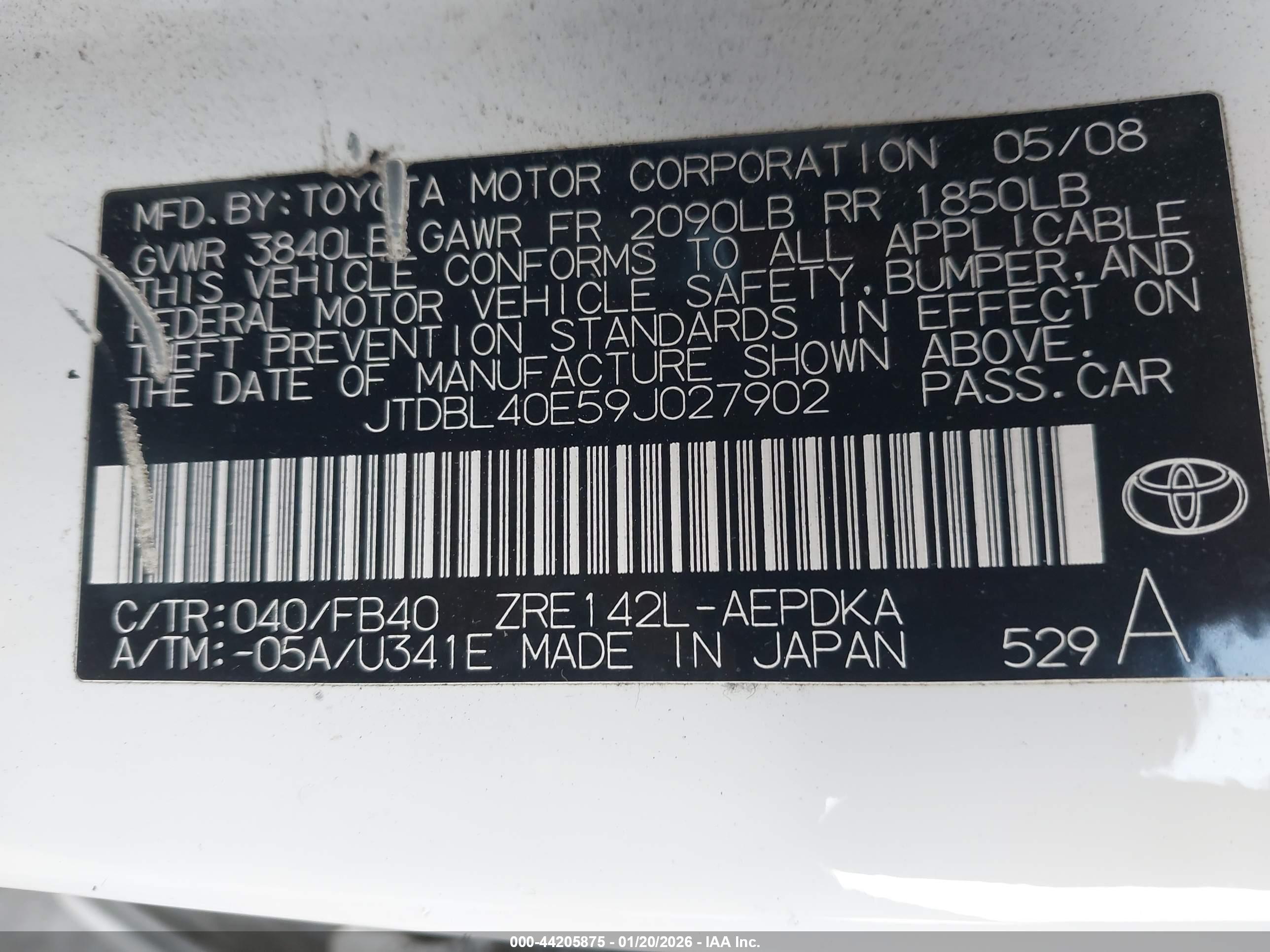 TOYOTA COROLLA image 9