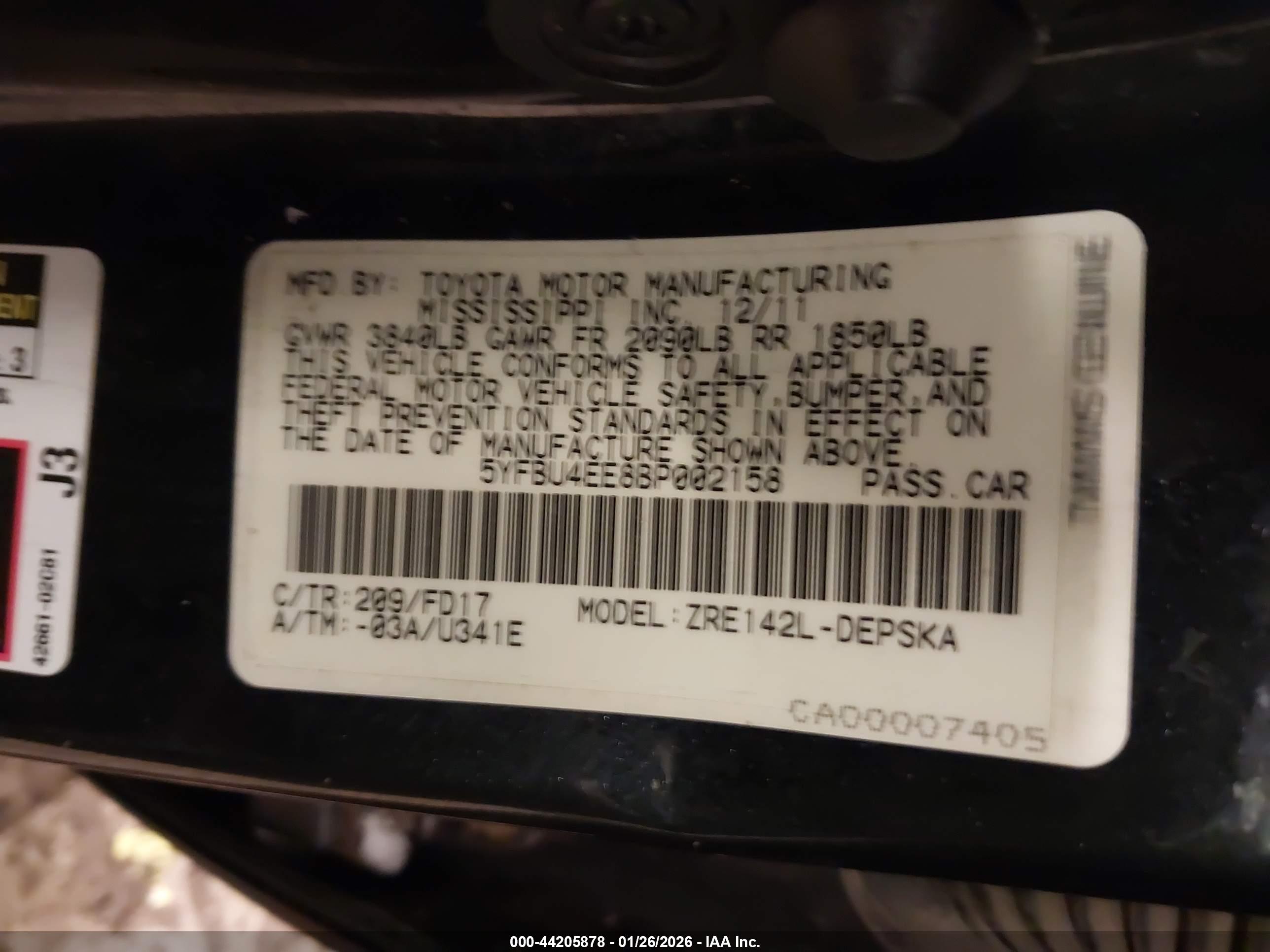 TOYOTA COROLLA image 9