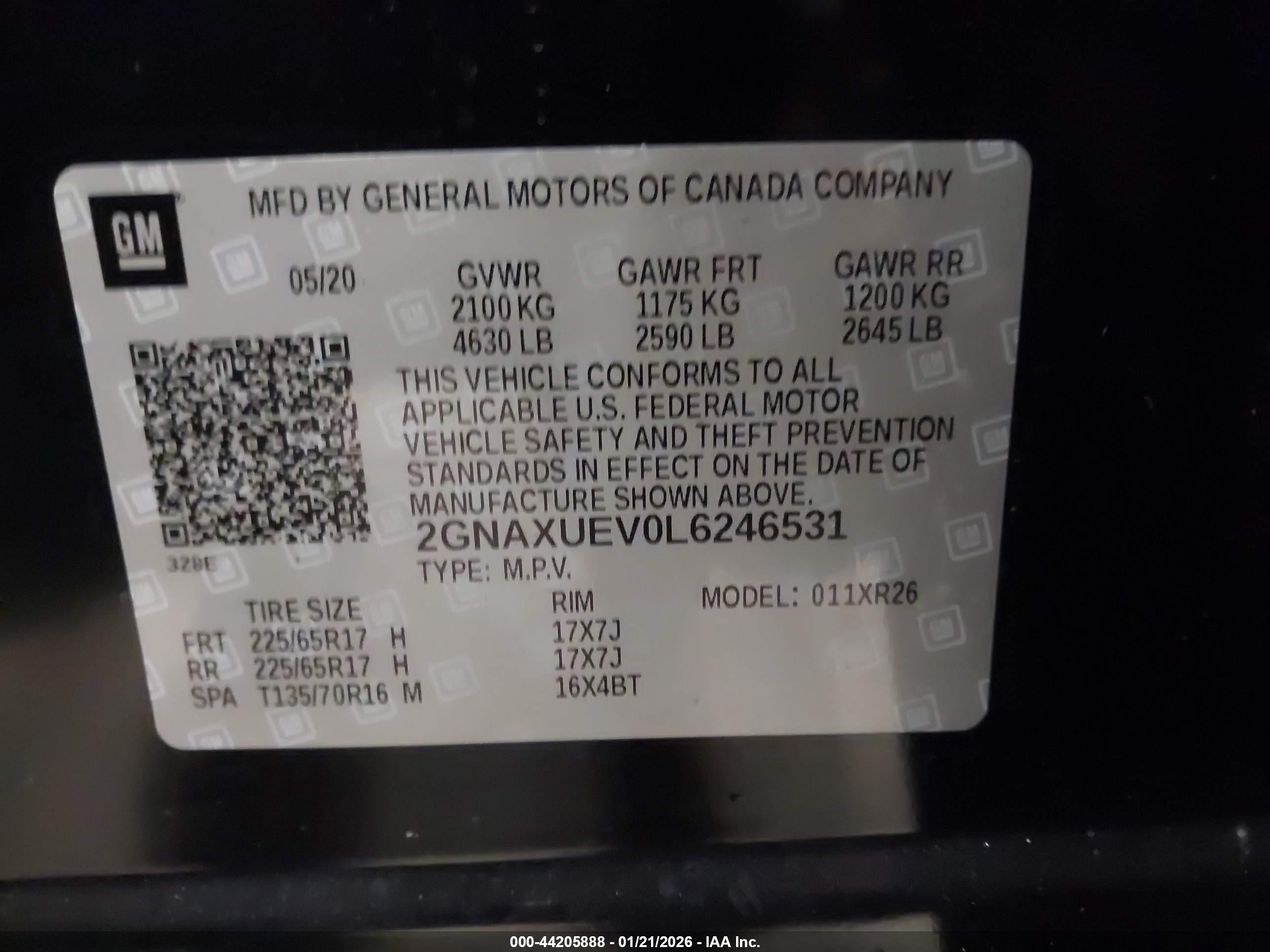 CHEVROLET EQUINOX image 9
