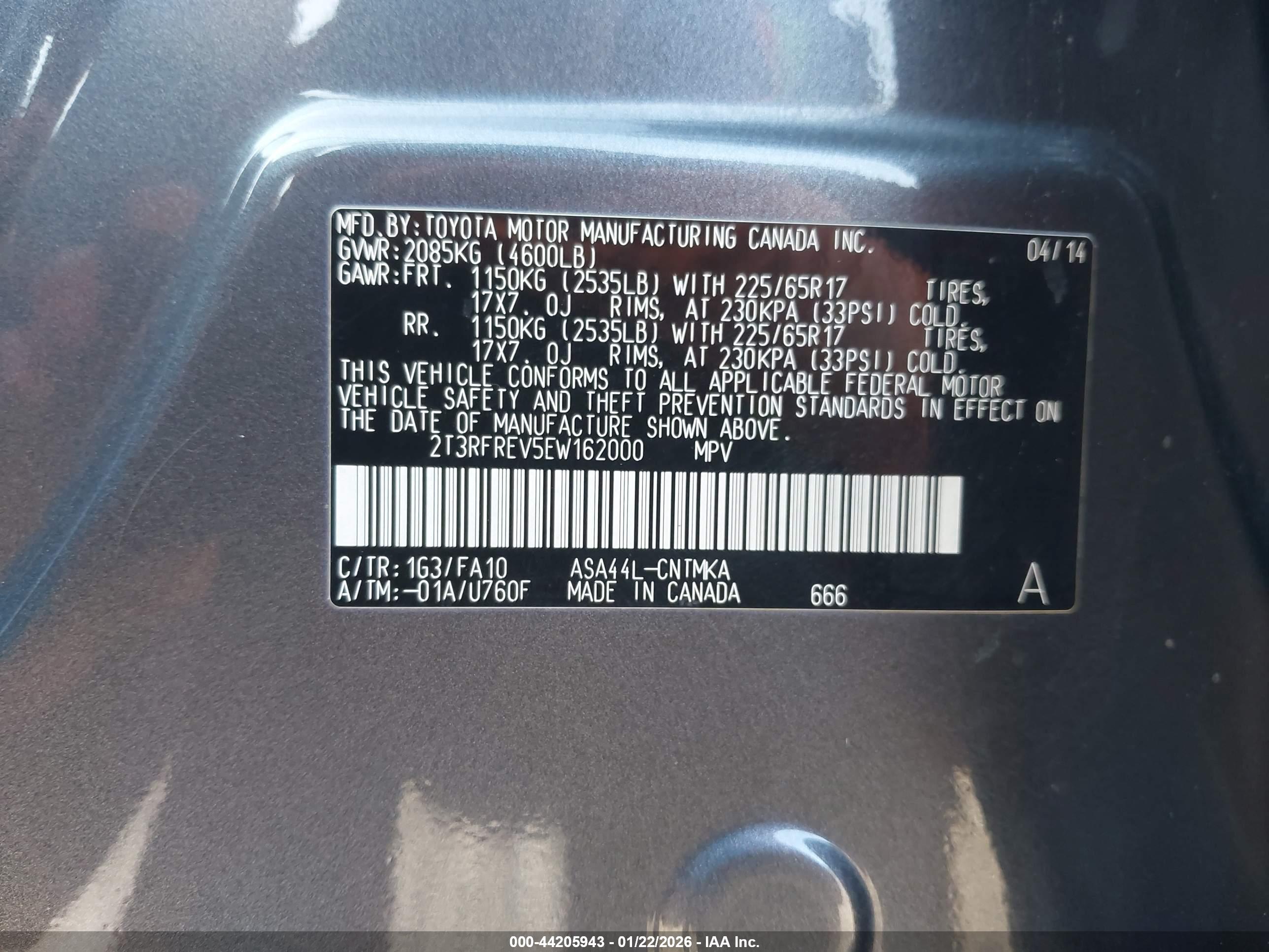 TOYOTA RAV4 image 9