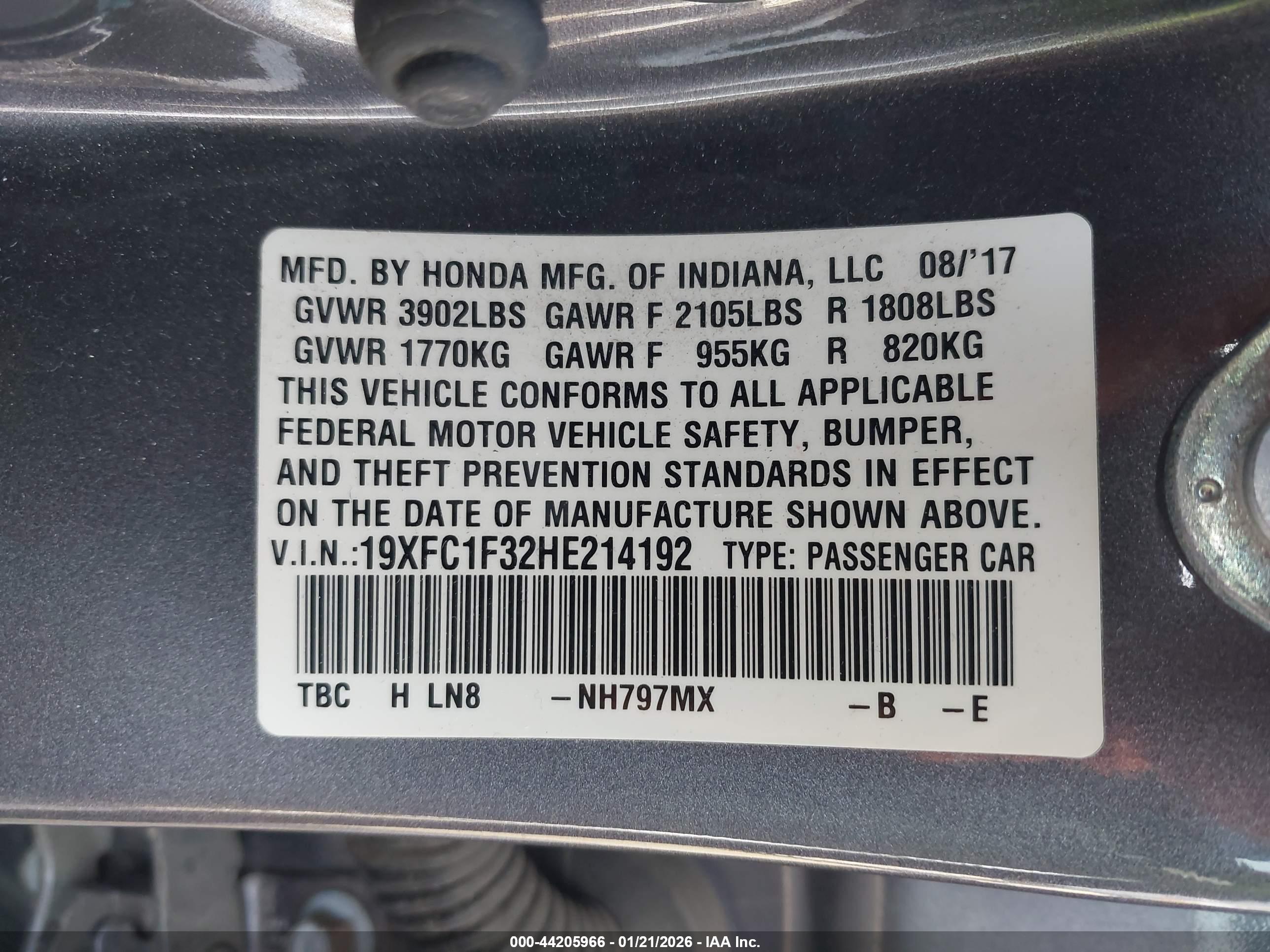 HONDA CIVIC image 9