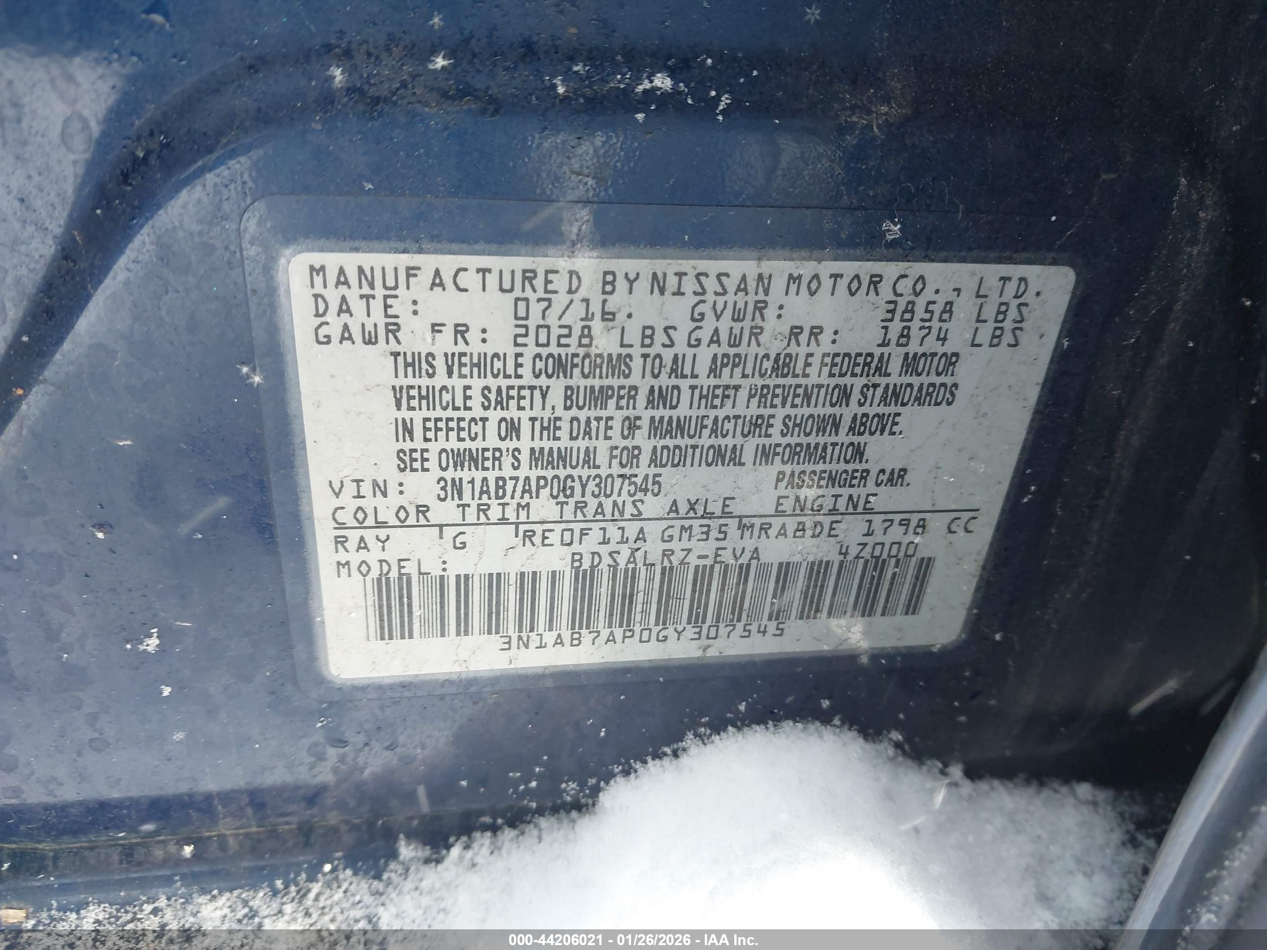 NISSAN SENTRA image 9