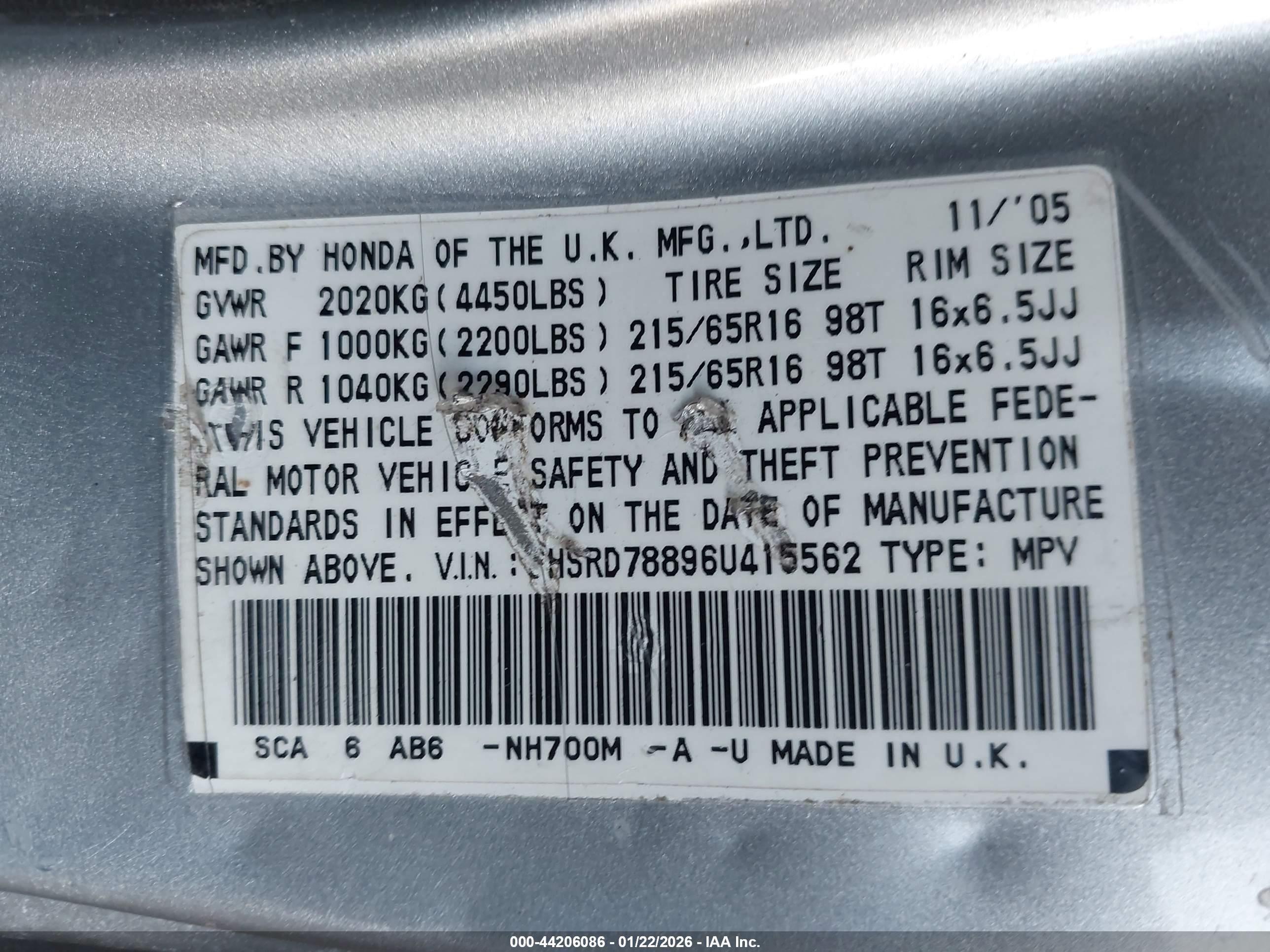 HONDA CR-V image 9