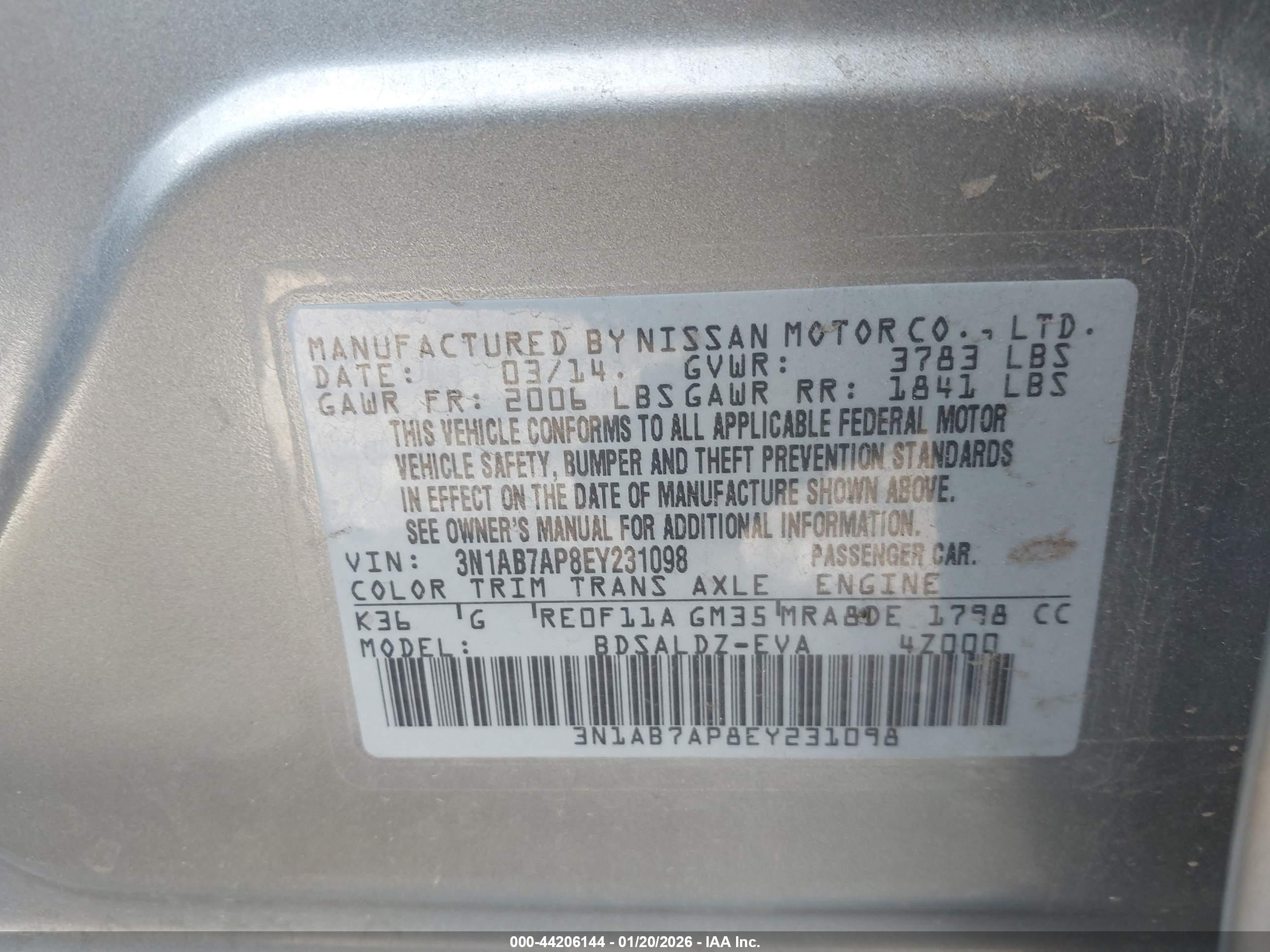 NISSAN SENTRA image 9