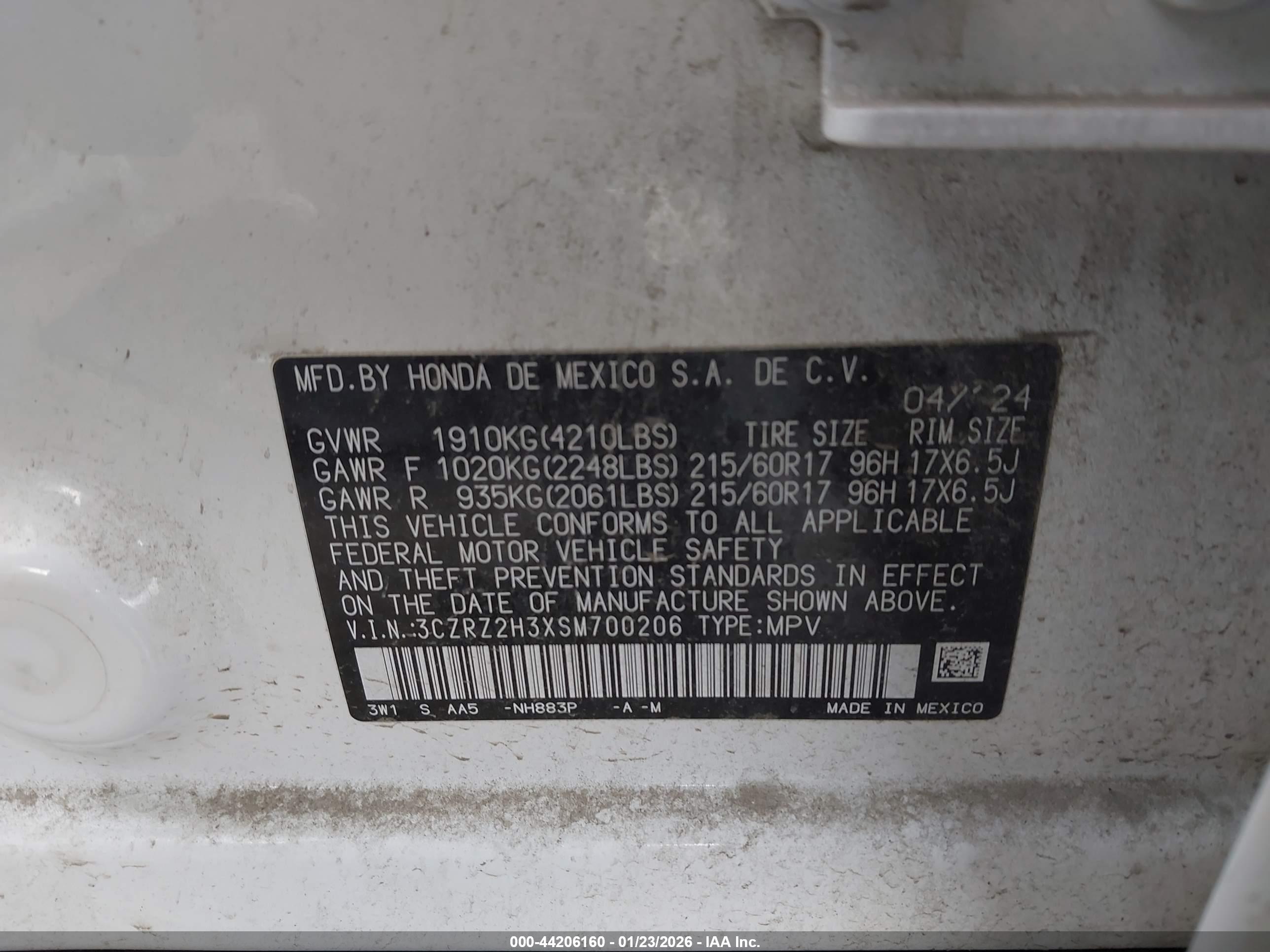 HONDA HR-V image 9