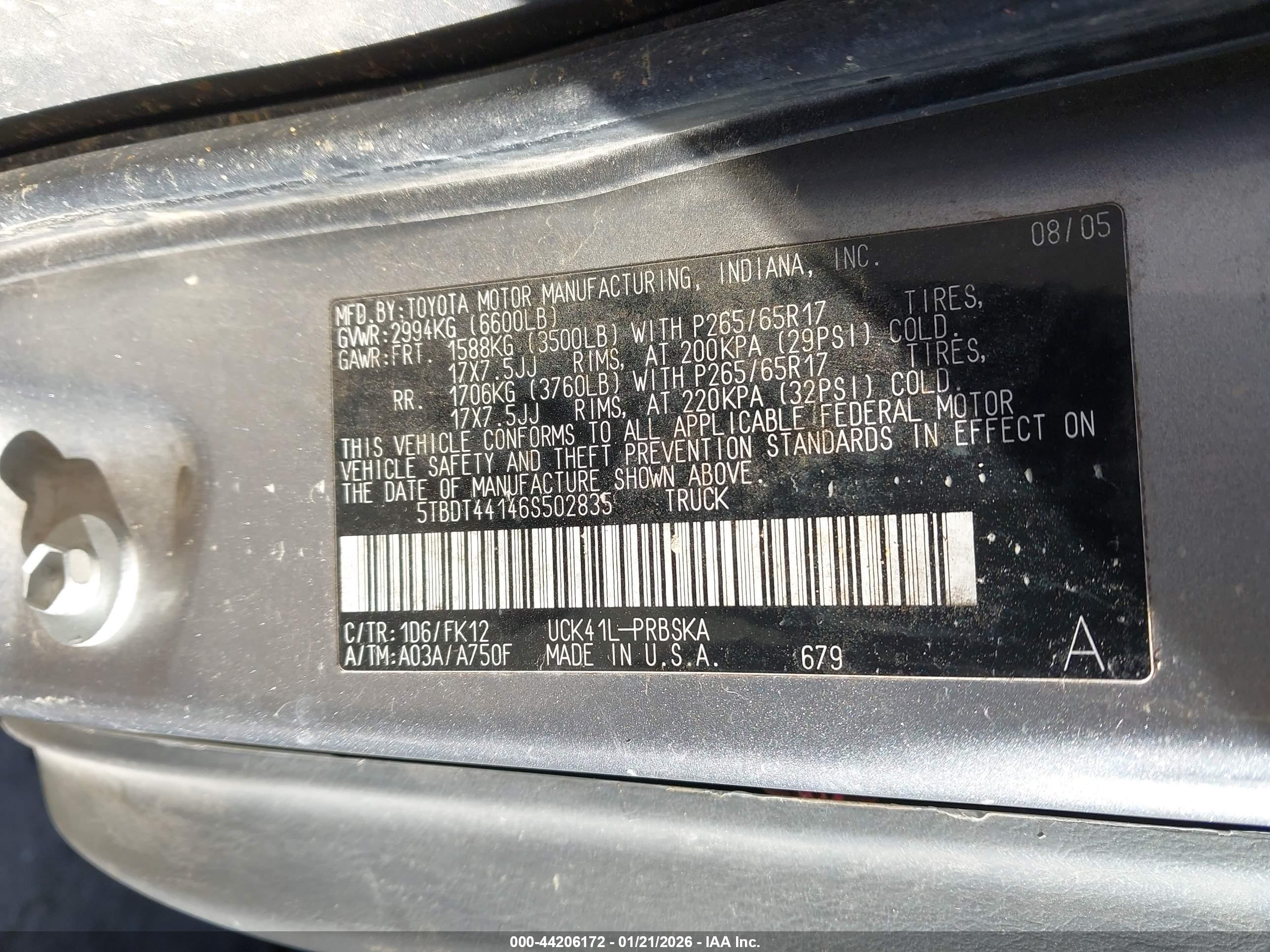 TOYOTA TUNDRA image 9
