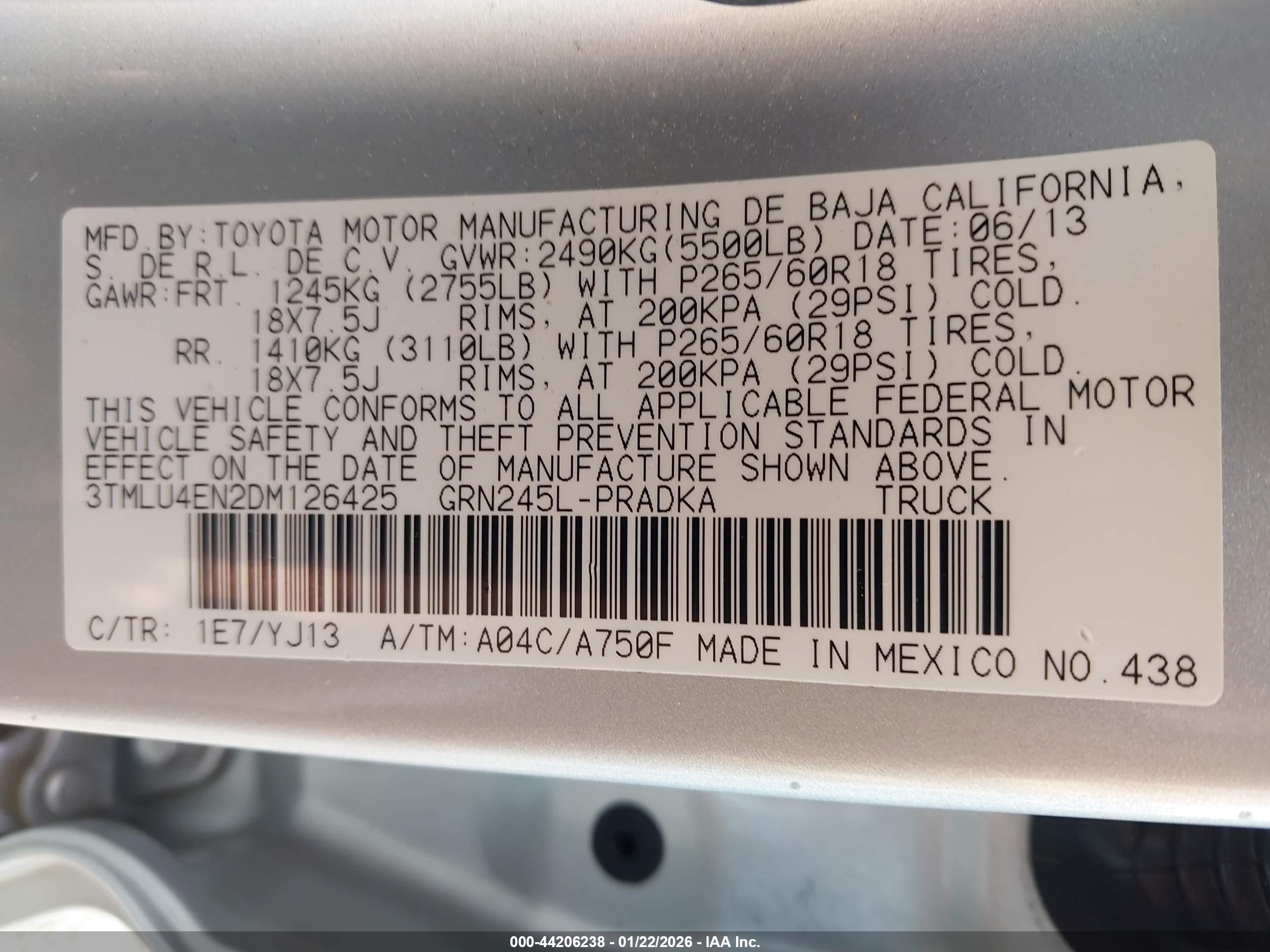 TOYOTA TACOMA image 9