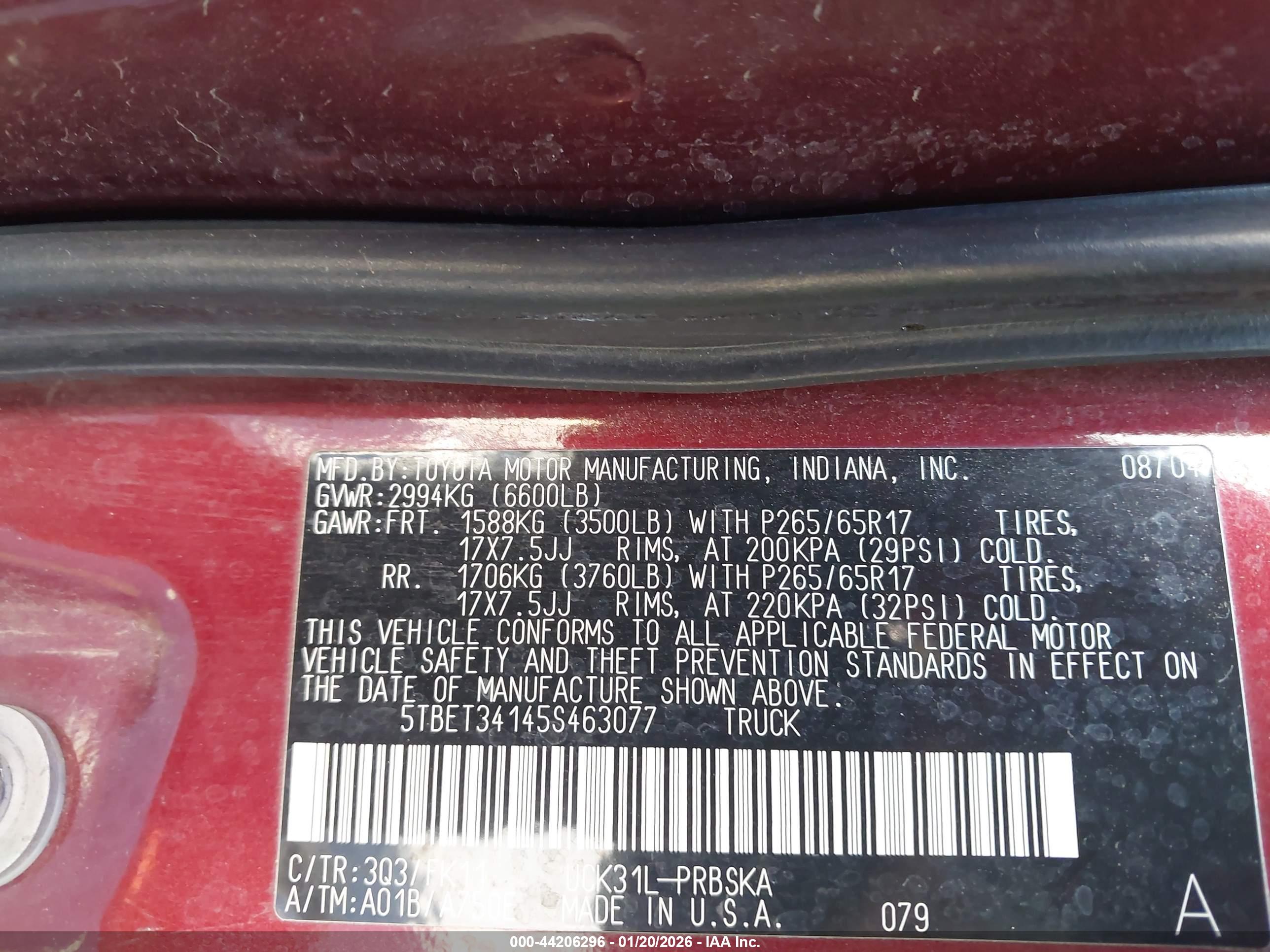 TOYOTA TUNDRA image 9