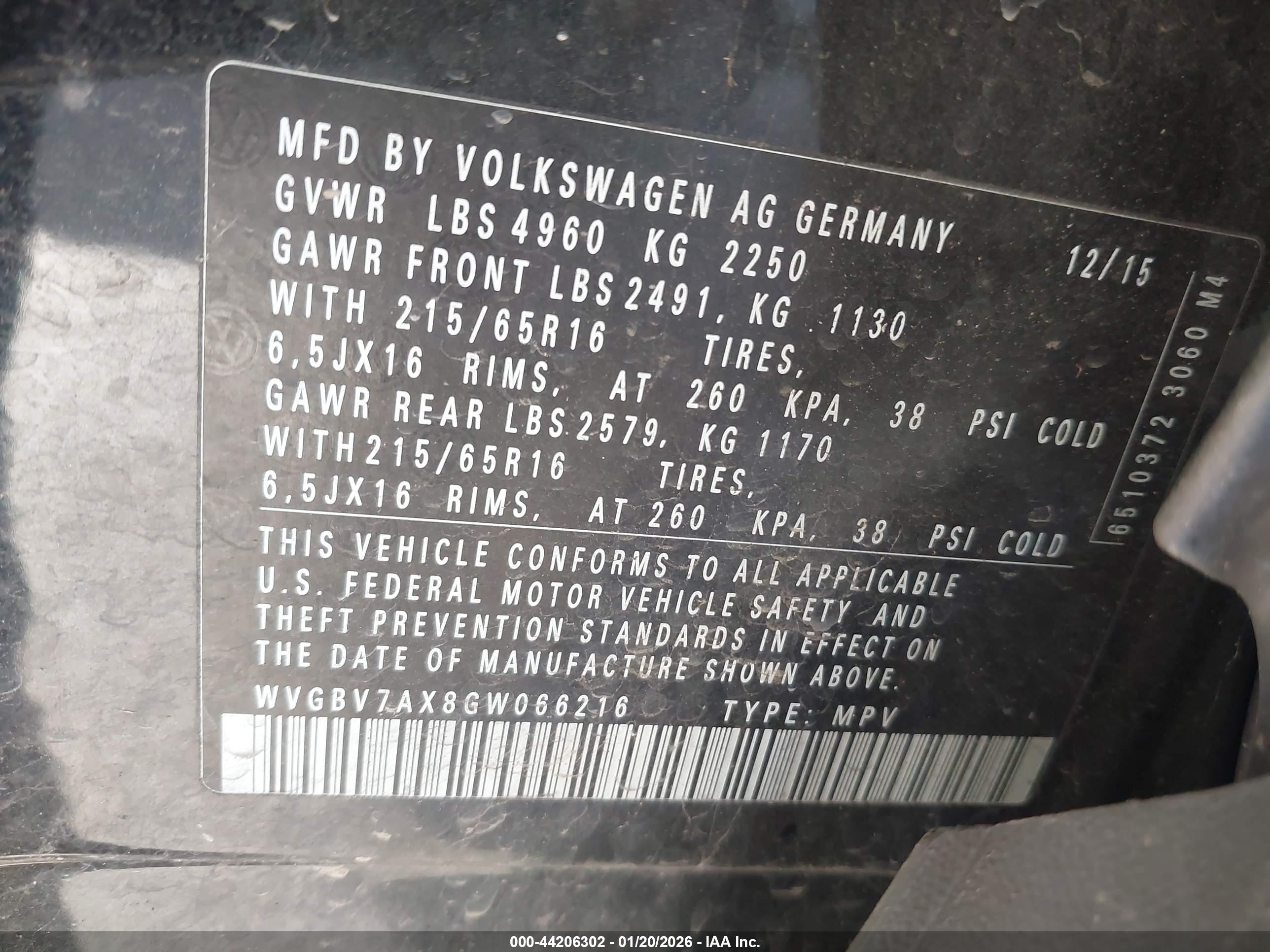 VOLKSWAGEN TIGUAN image 9