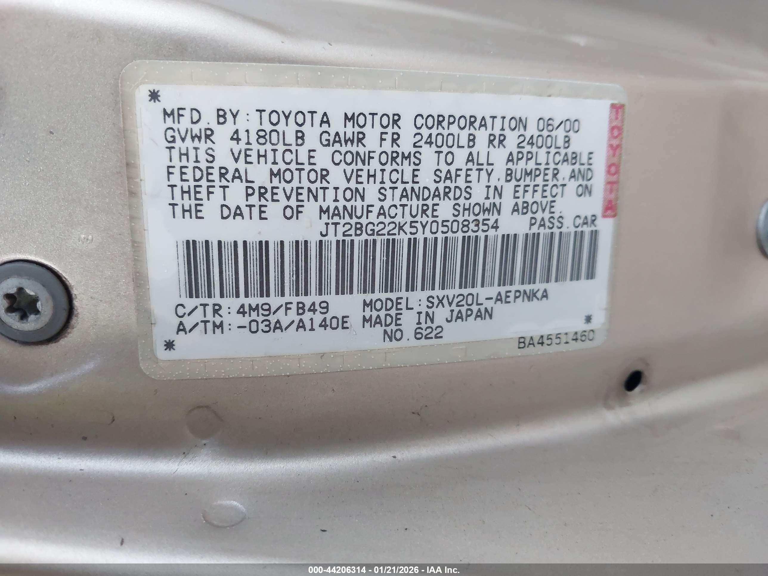 TOYOTA CAMRY image 9