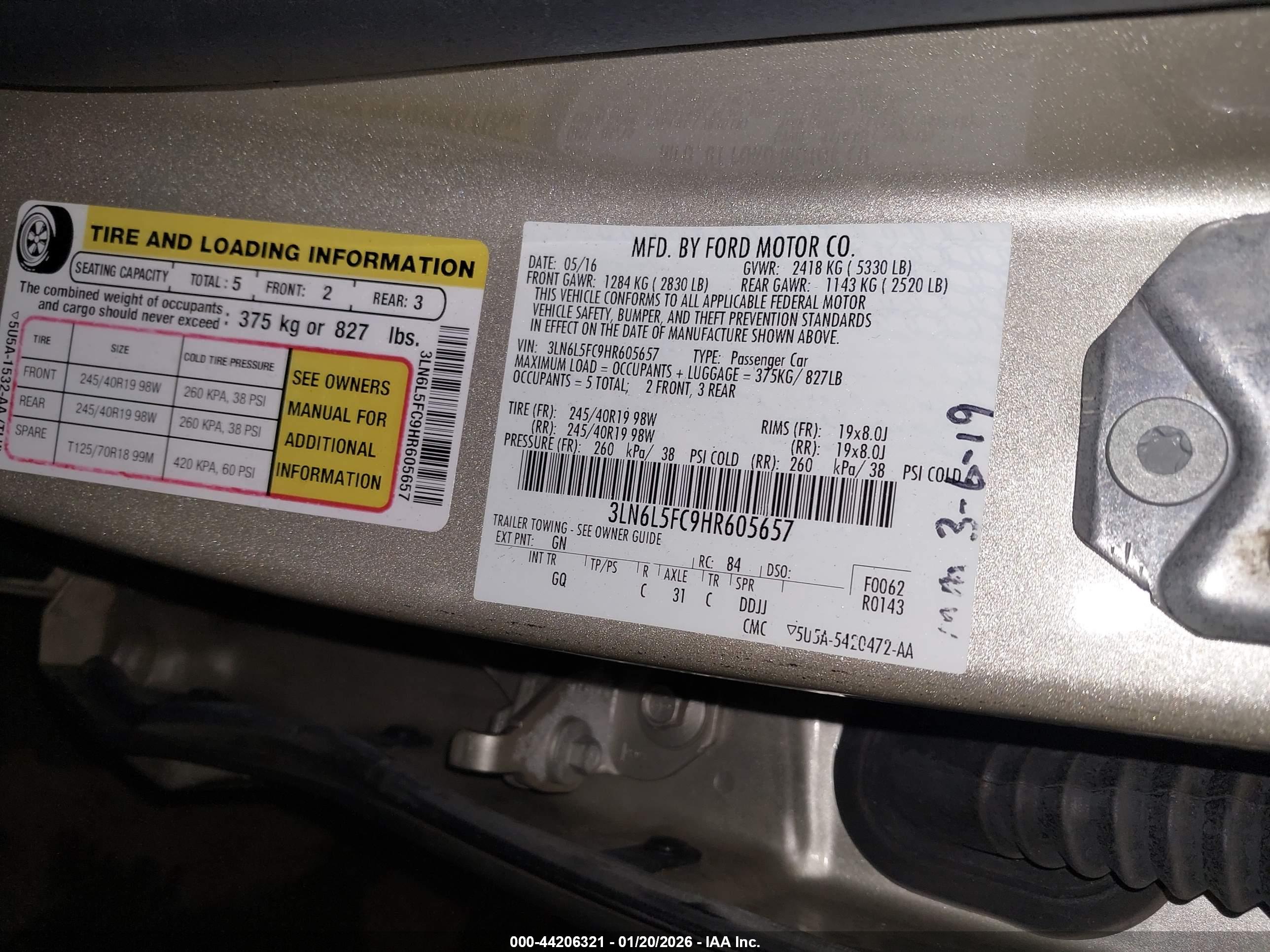 LINCOLN MKZ image 9