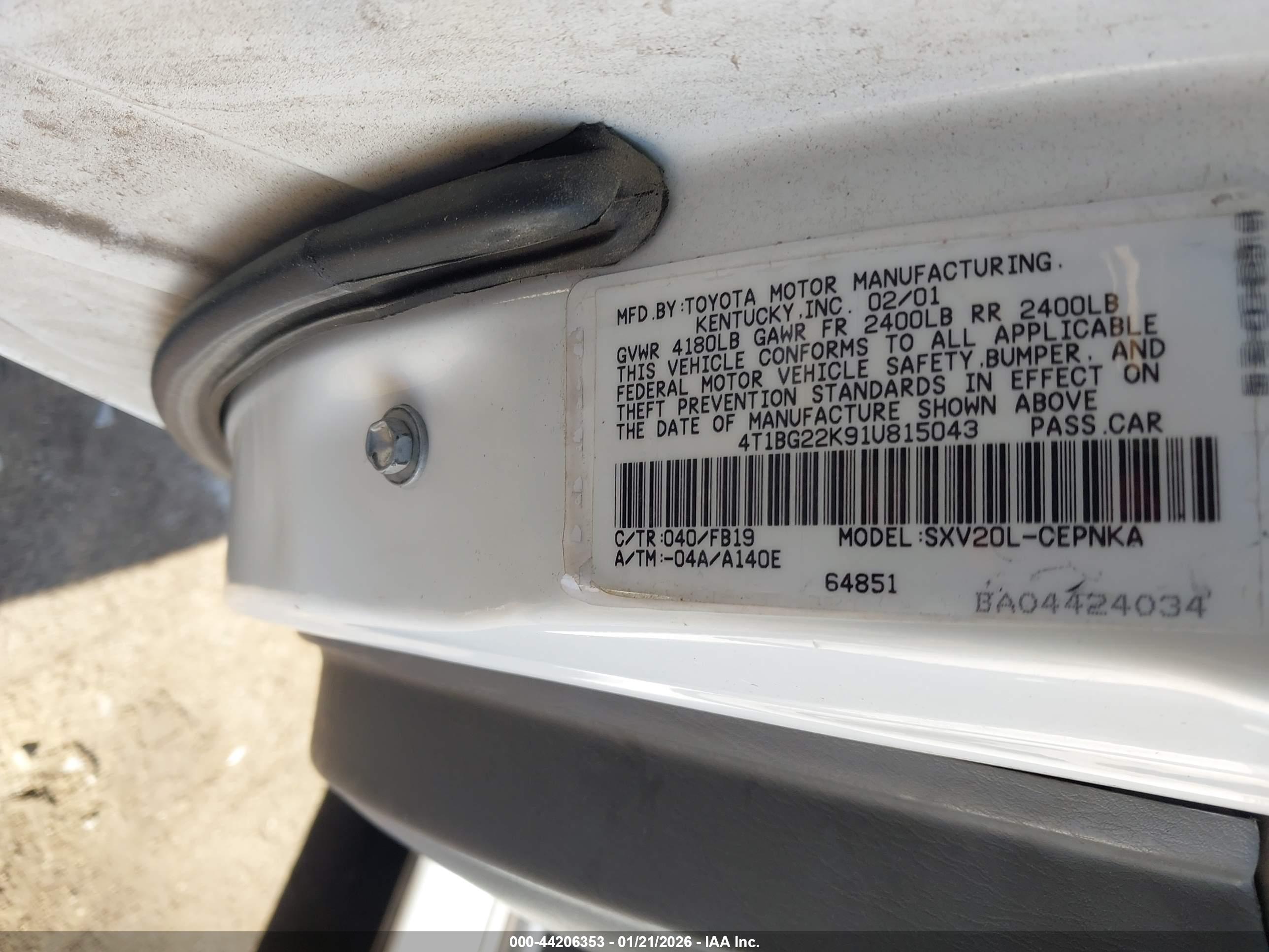 TOYOTA CAMRY image 9