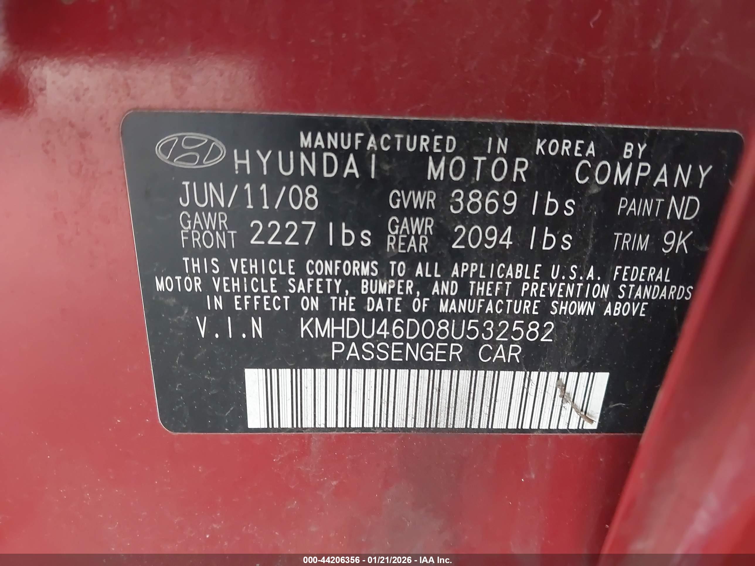 HYUNDAI ELANTRA image 9