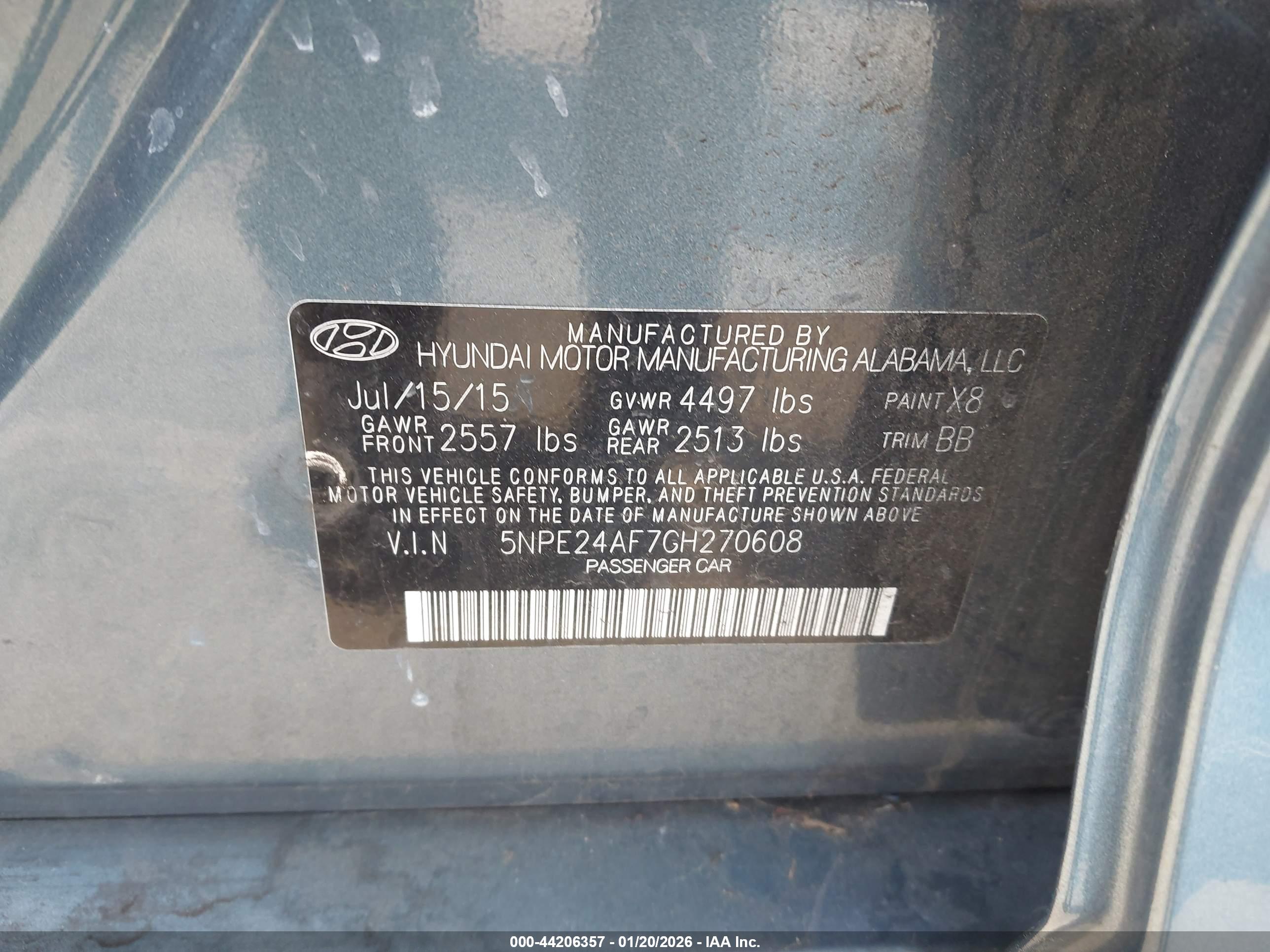 HYUNDAI SONATA image 9