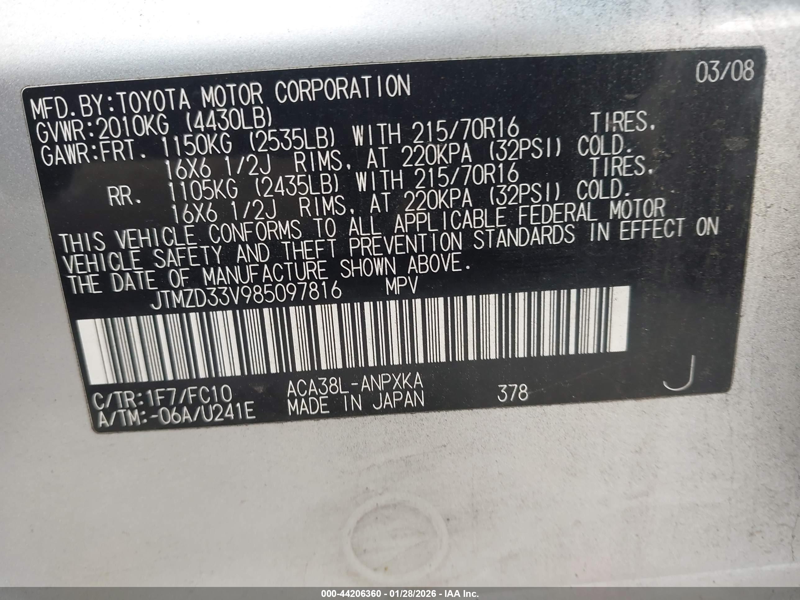 TOYOTA RAV4 image 9