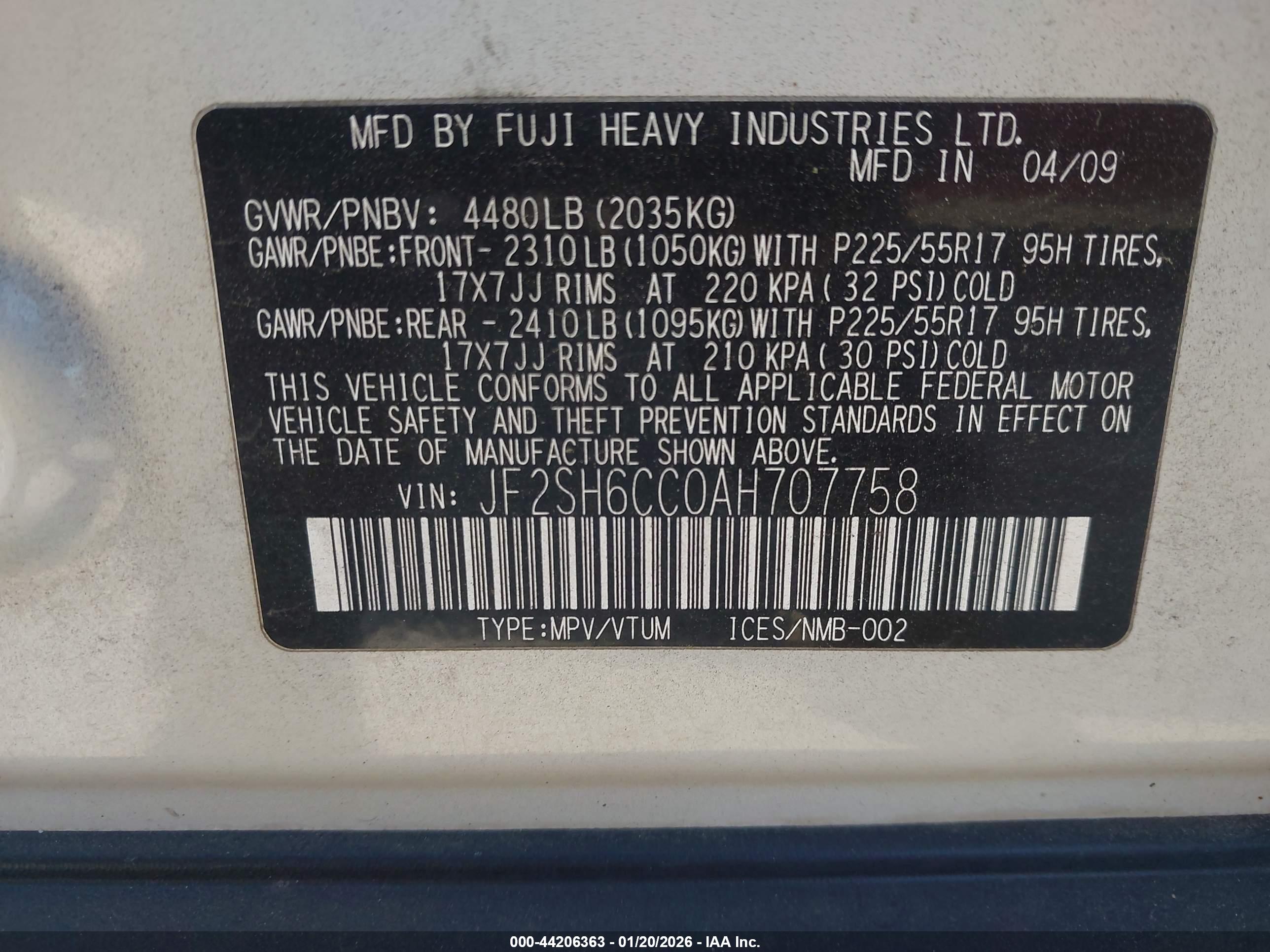 SUBARU FORESTER image 9