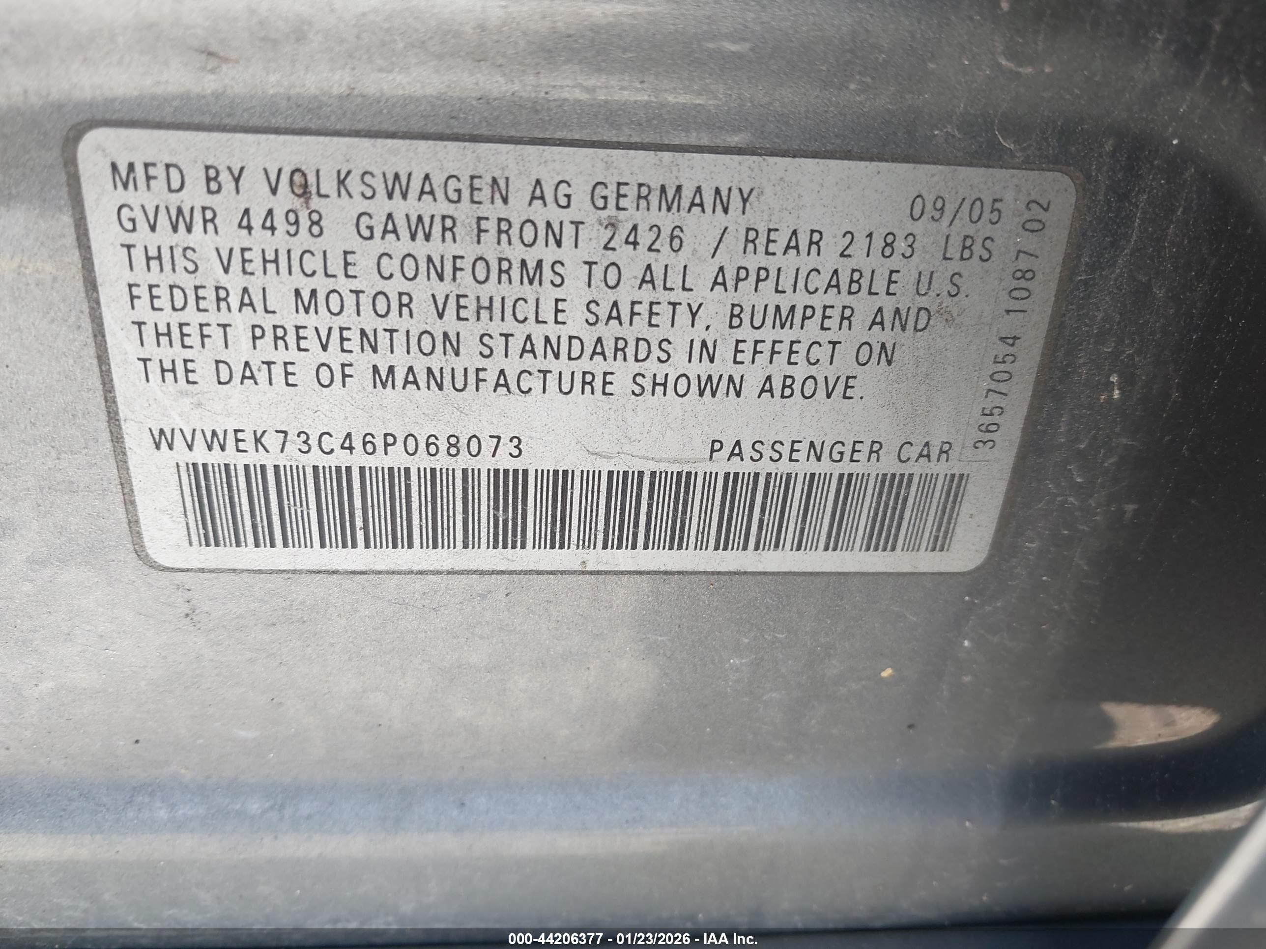 VOLKSWAGEN PASSAT image 9
